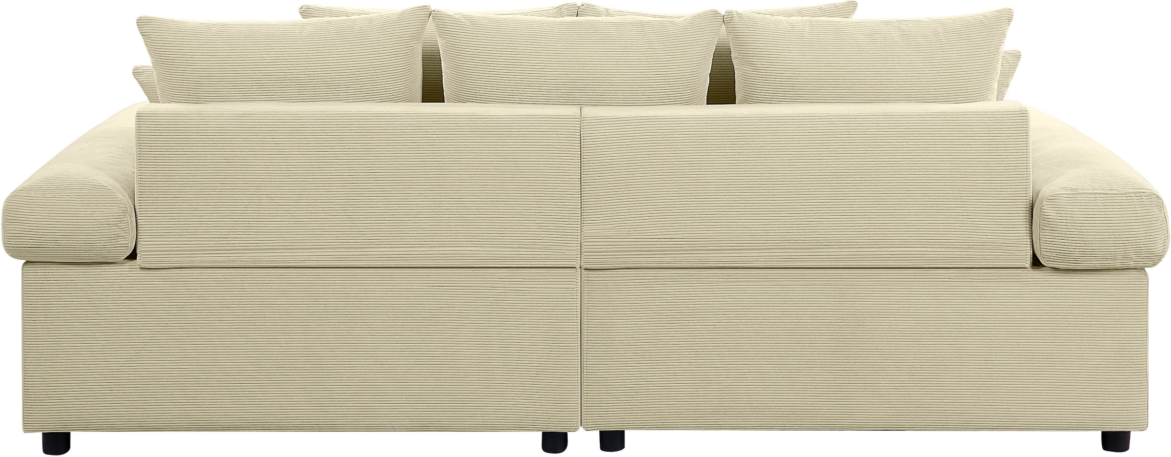 ATLANTIC home collection Big-Sofa »Bjoern«, mit Cord-Bezug, XXL-Sitzfläche, mit Federkern, frei im Raum stellbar