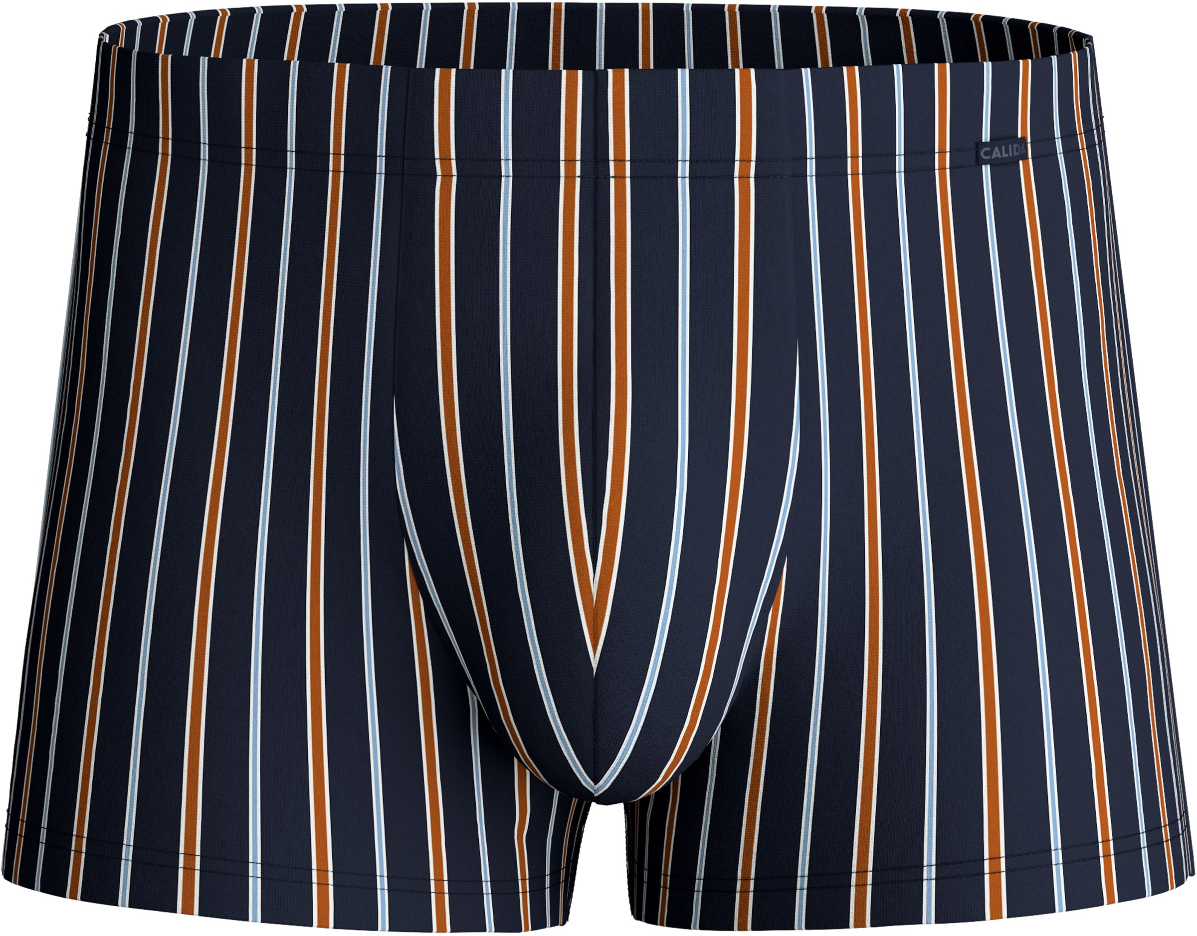 CALIDA Boxershorts »Grafic Cotton«, gestreift, ohne Eingriff, überzogenem Bund