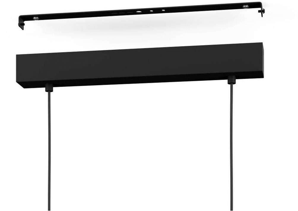 EGLO Hängeleuchte »BOYAL« in schwarz und rustikal aus Stahl, Holz, inkl. LED fest integriert - 2 x 12,5 Watt und 1 x 15,5 Watt, warmweiß