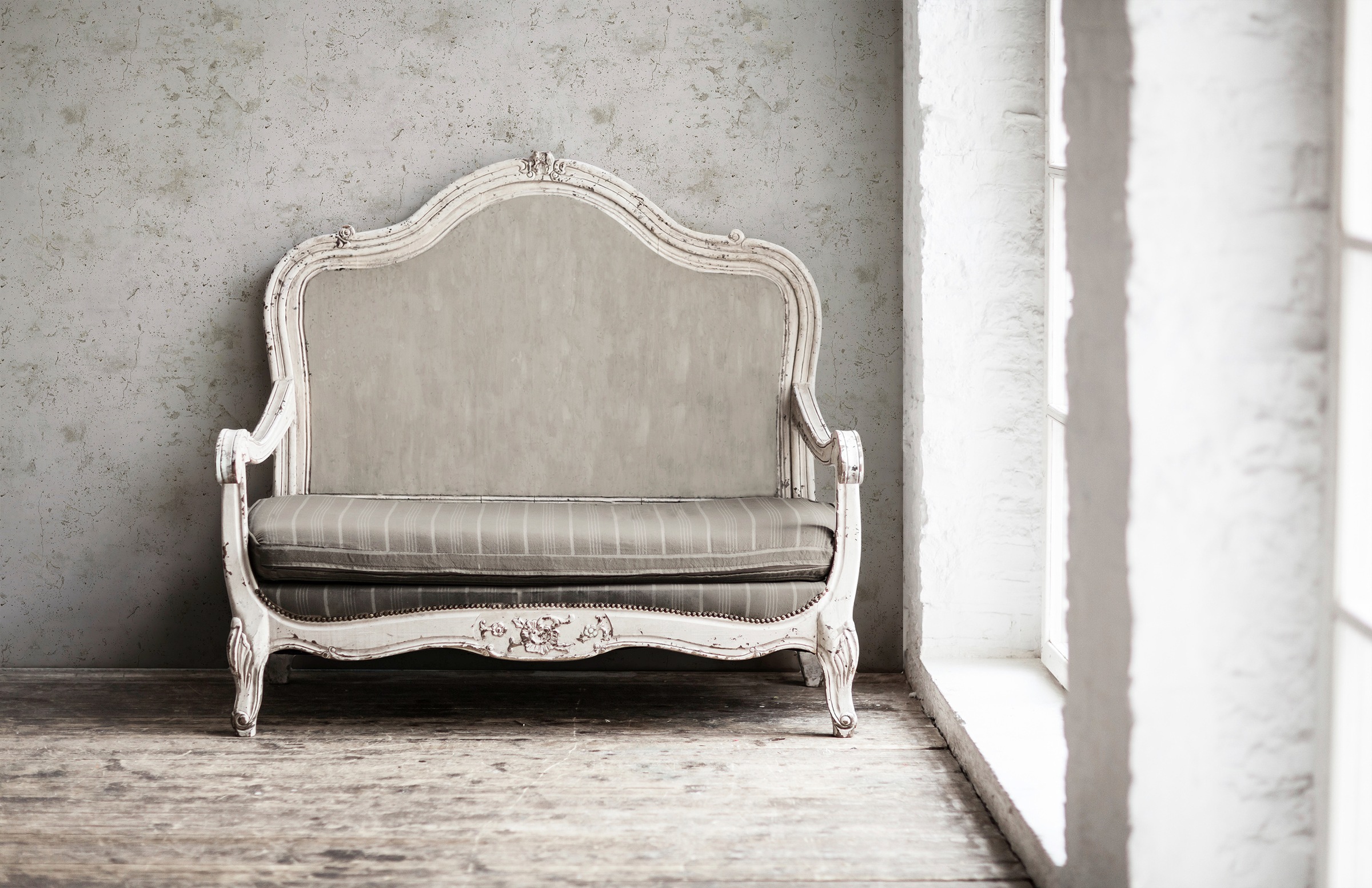 living walls Vliestapete »New Walls Loft Living in Vintage Beton Optik« einfarbig | uni | unifarben leicht strukturiert Uni Tapete einfarbig Tapeten Wohnzimmer Schlafzimmer Küche modern Büro