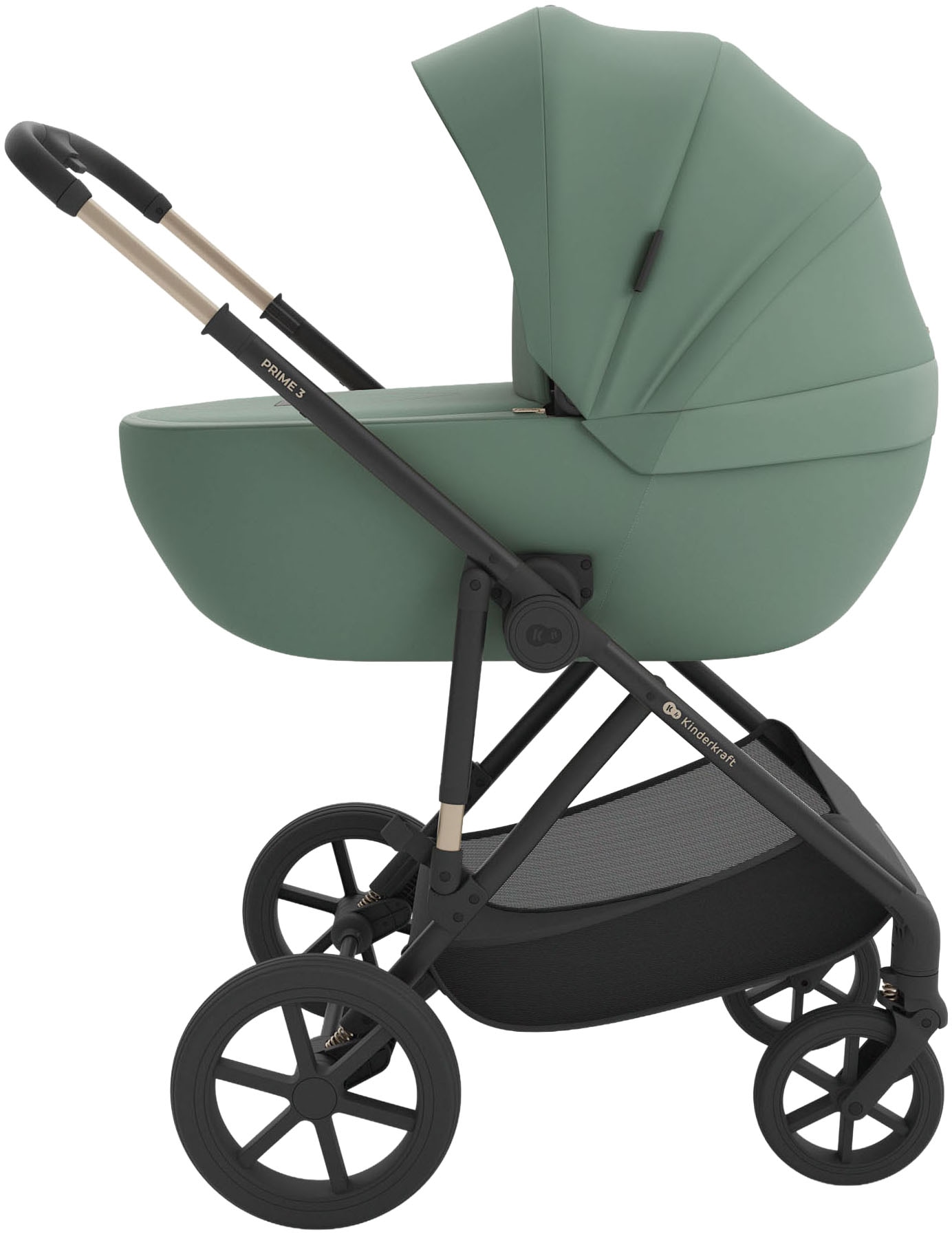 Kinderkraft Kombi-Kinderwagen »PRIME 3 3in1« 22 kg inkl. Babyschale MINK