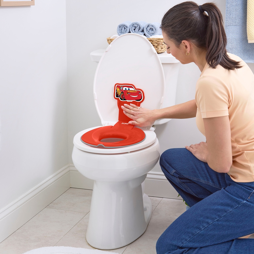 Bright Starts Toilettentrainer »Disney Baby Flip & Sit Toilettensitz - Cars«