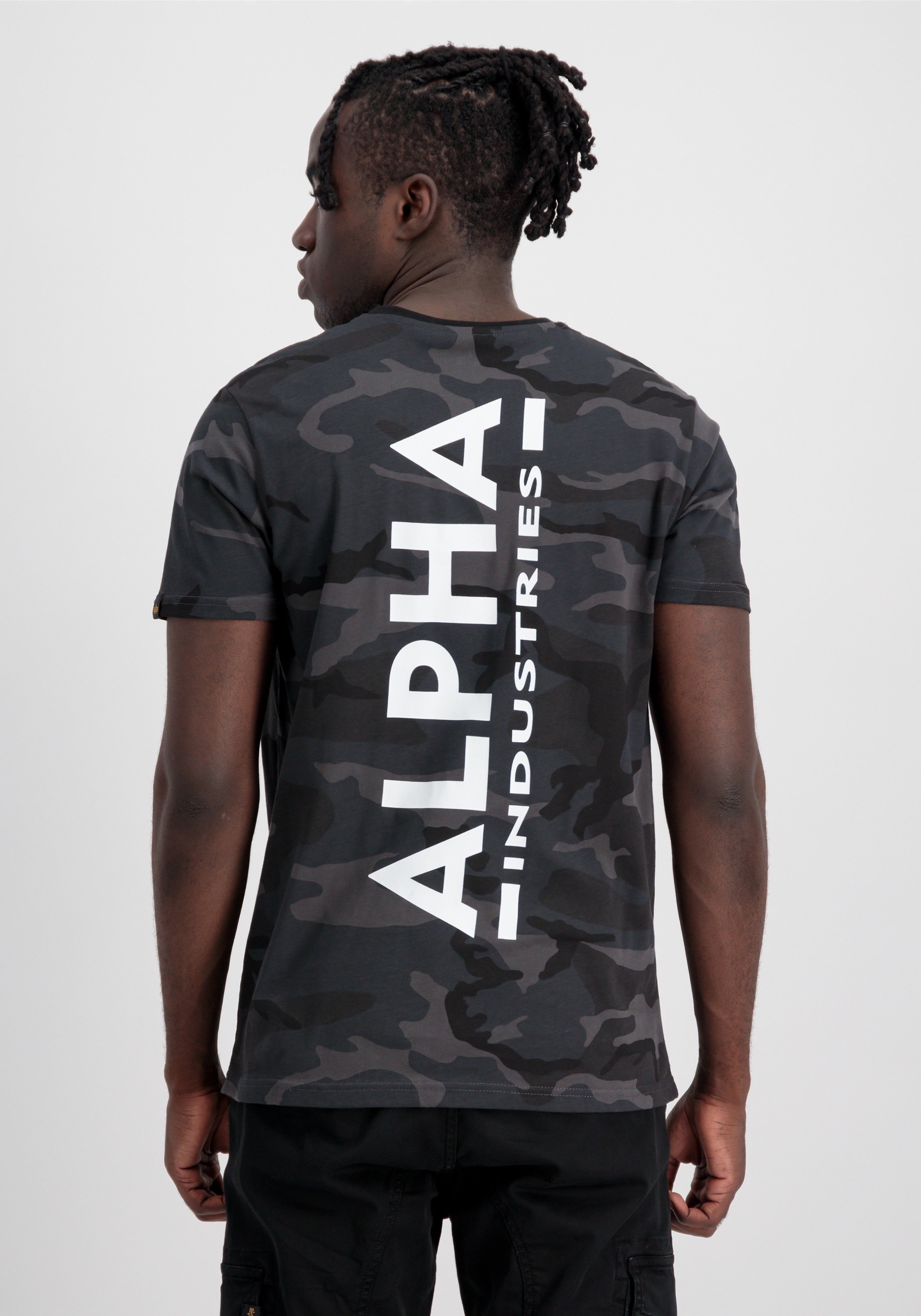 Alpha Industries T-Shirt »Alpha Industries Men - T-Shirts Backprint T Camo«