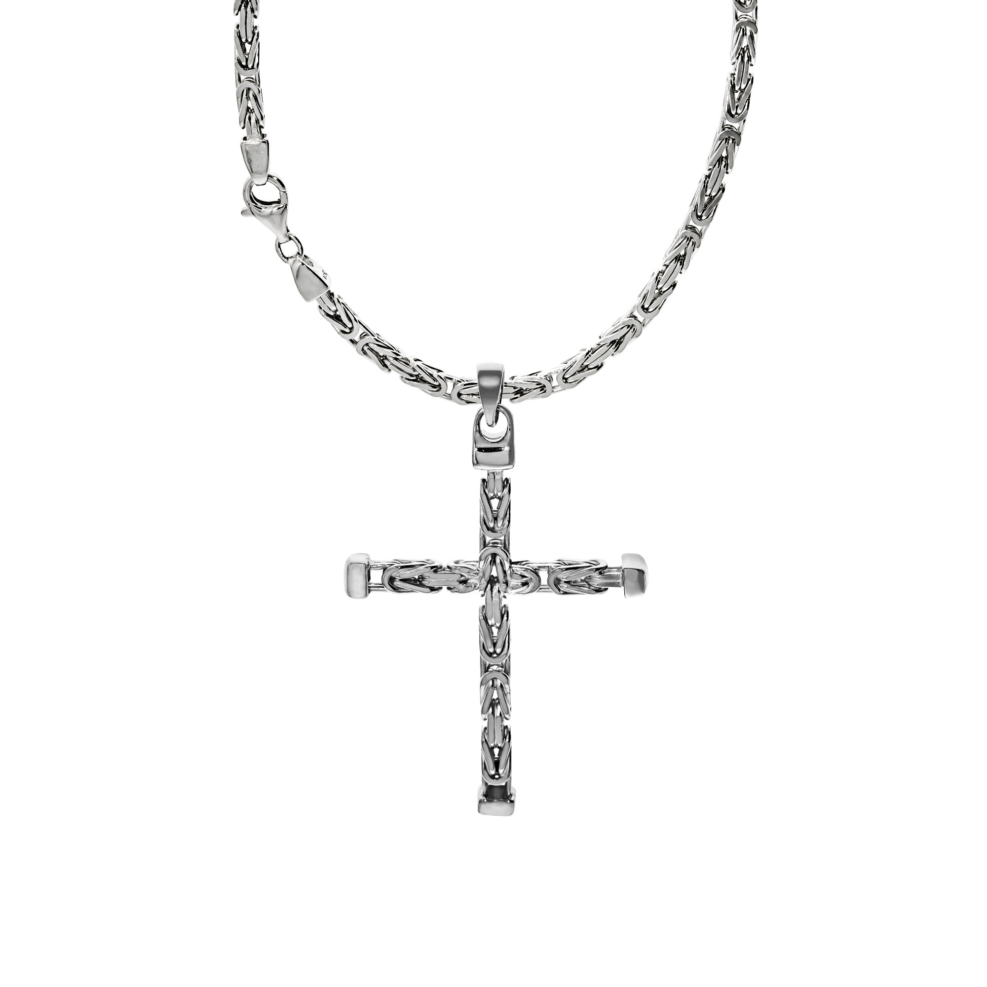 Zeeme Kette mit Anhänger »Königskette 925-/ Sterling Silber poliert«