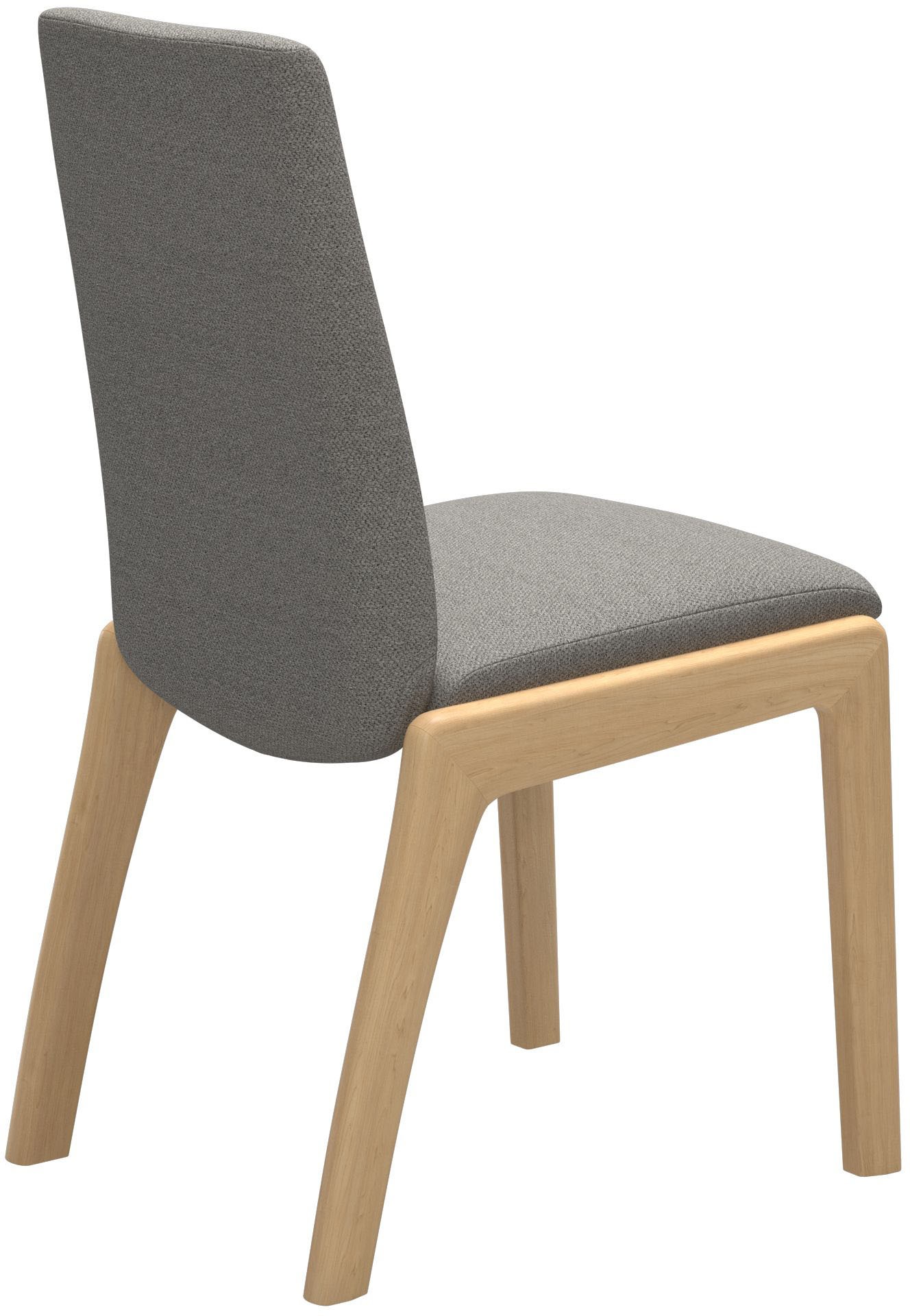 Stressless® Polsterstuhl »Laurel«, ROHLEDER Stoff Q2 FARON, Low Back, Größe M, mit abgerundeten Beinen in Eiche natur