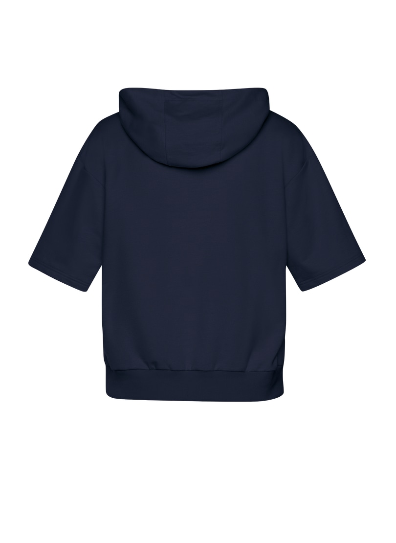 Trigema Kapuzensweatshirt »TRIGEMA Kurzarm Cropped Hoodie«