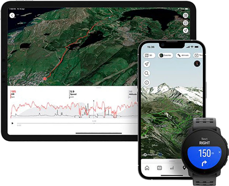 Suunto Smartwatch »9 Peak Pro«, (3,04 cm / 1,2 Zoll),)