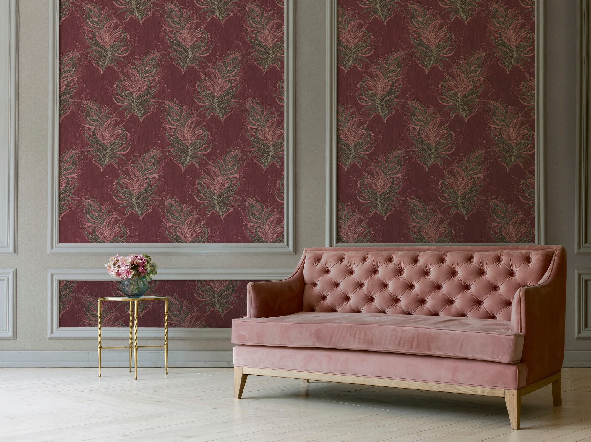 living walls Vliestapete »Mata Hari«, orientalisch-gemustert-Motiv, Tapete Federn Tapeten Wohnzimmer Schlafzimmer Küche modern Design Büro