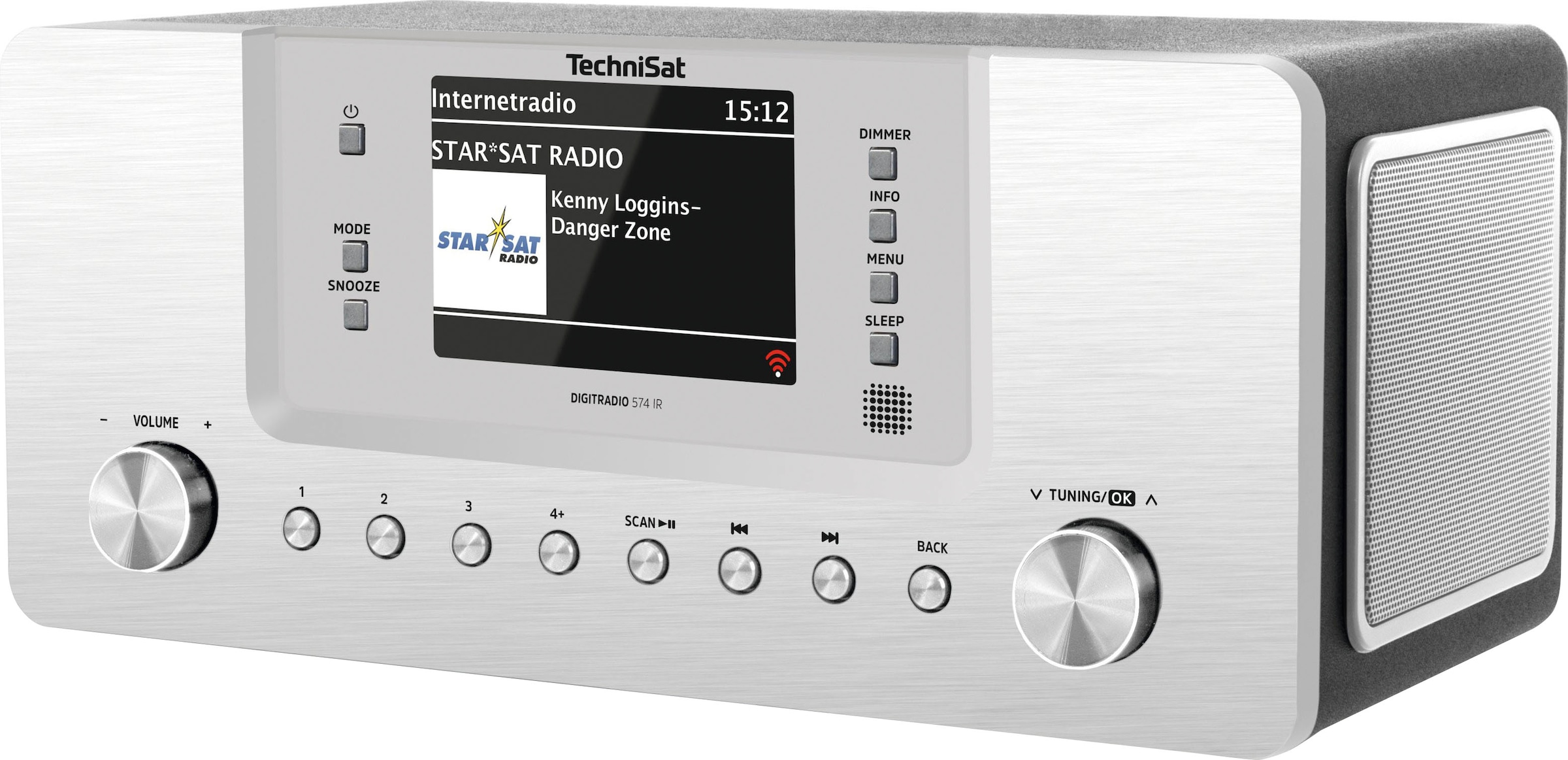 TechniSat Radio »DIGITRADIO 574 IR«, (Bluetooth-A2DP Bluetooth-AVRCP Bluetooth-WLAN Digitalradio (DAB+)-UKW mit RDS-Internetradio 10 W)