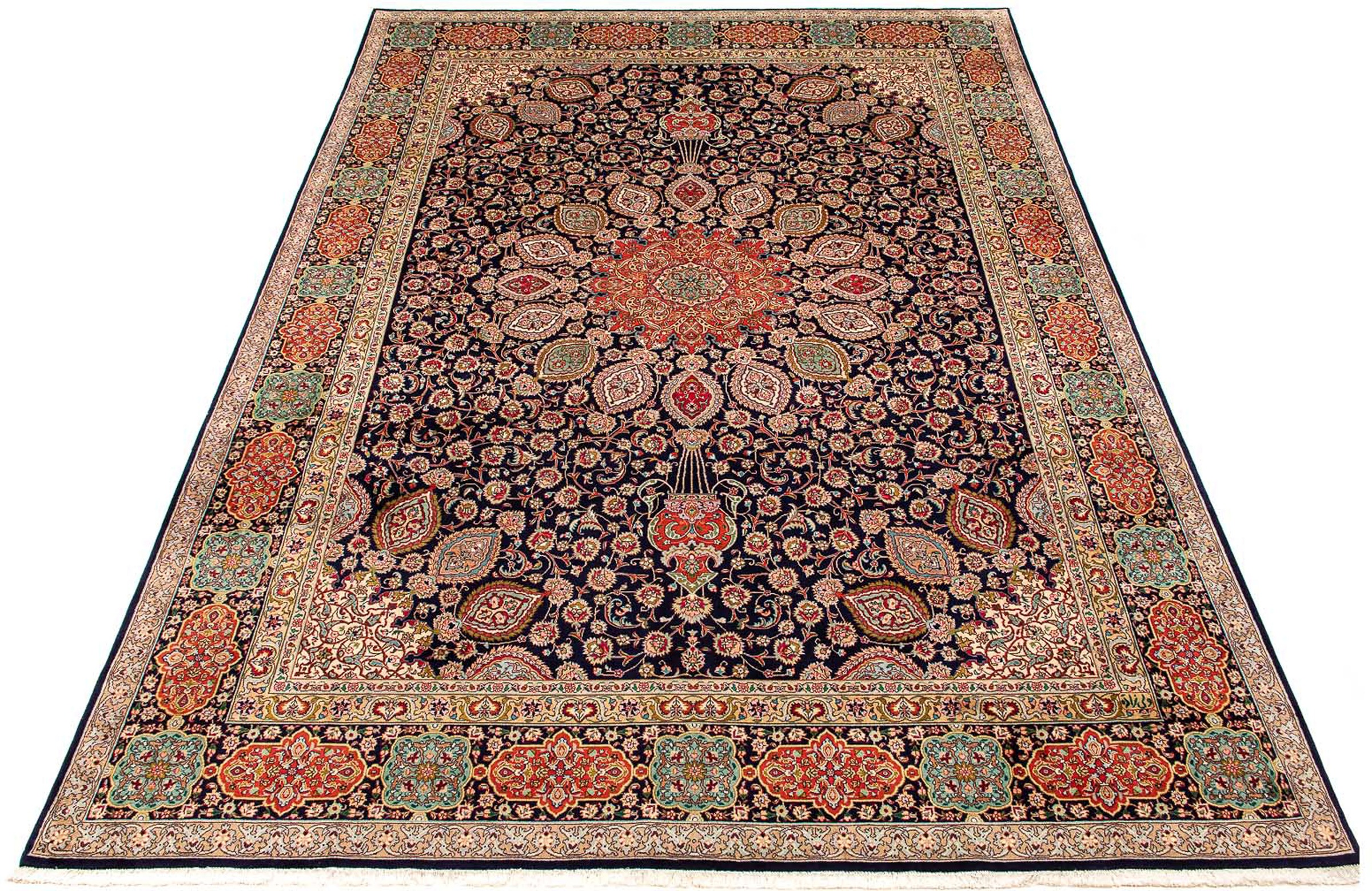 morgenland Orientteppich »Täbriz - 390 x 296 cm - hellbraun«, rechteckig, W günstig online kaufen