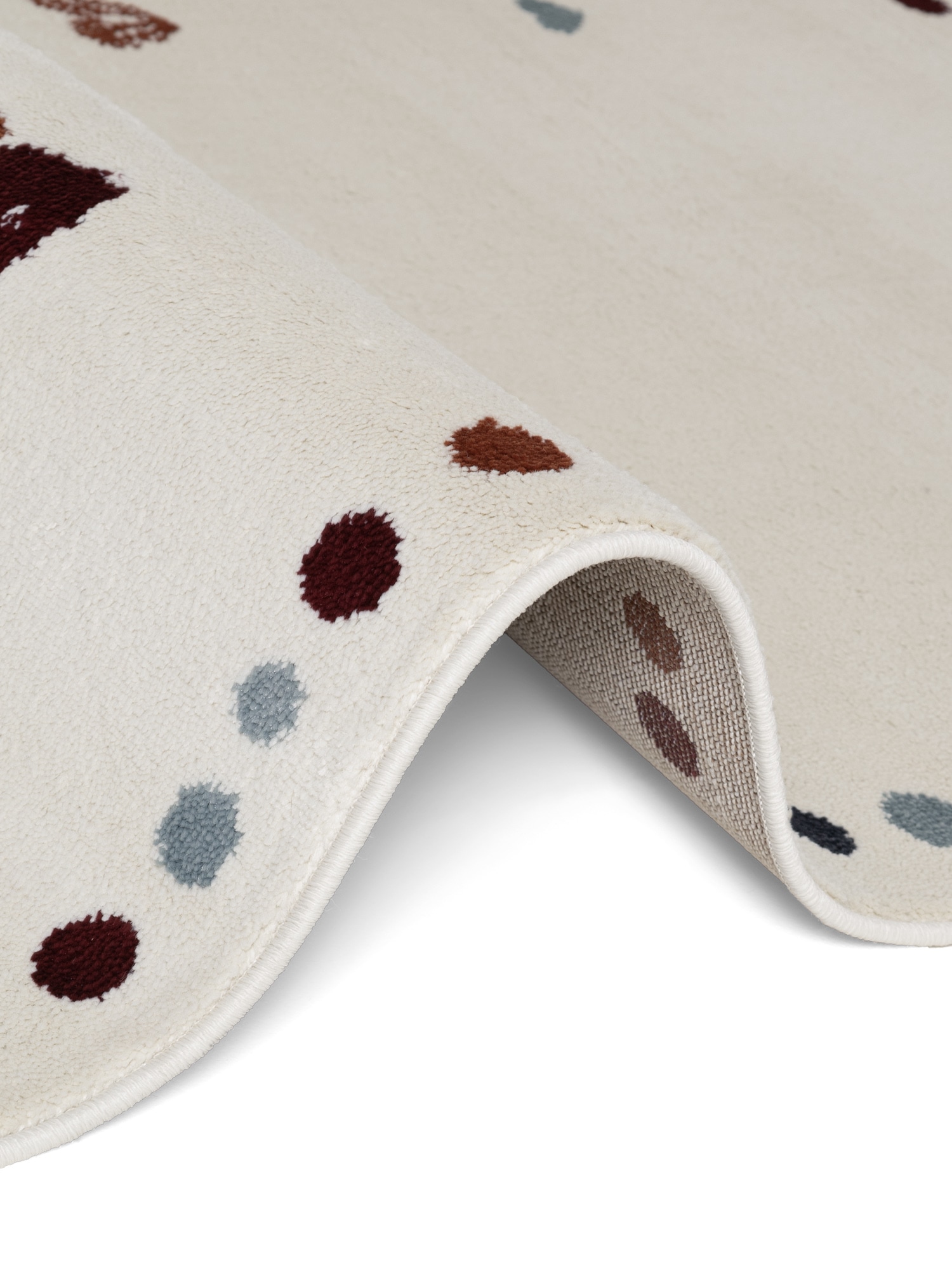 HANSE Home Kinderteppich »Luvy« rund 10 mm Höhe Pflegeleicht, Weich, Kinderzimmer, Spielteppich, Spielunterlage