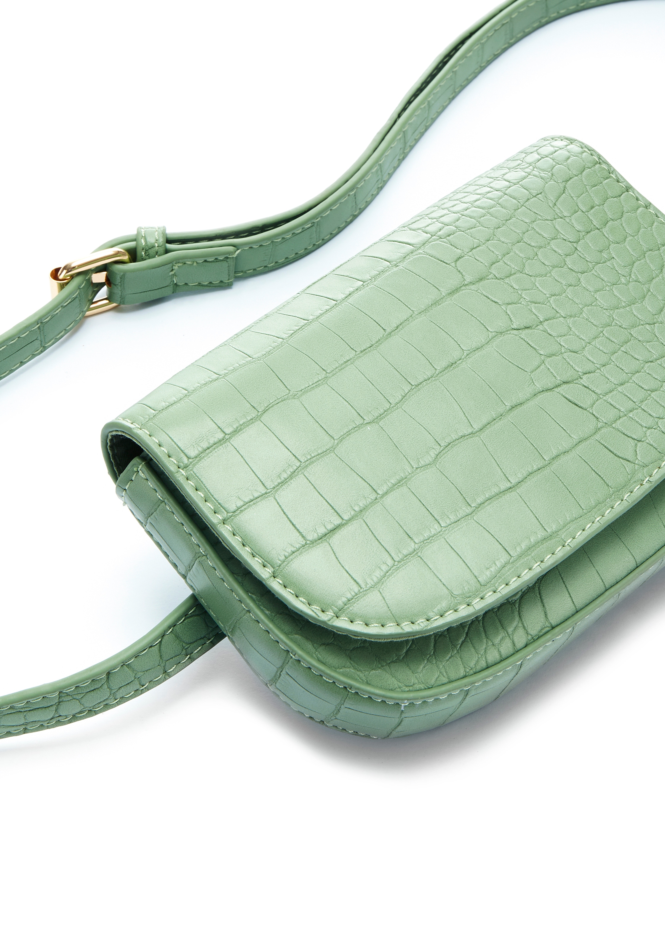 LASCANA Bauchtasche »Gürteltasche«, in Kroko-Optik, CrossBody,Brusttasche, Hüfttasche VEGAN