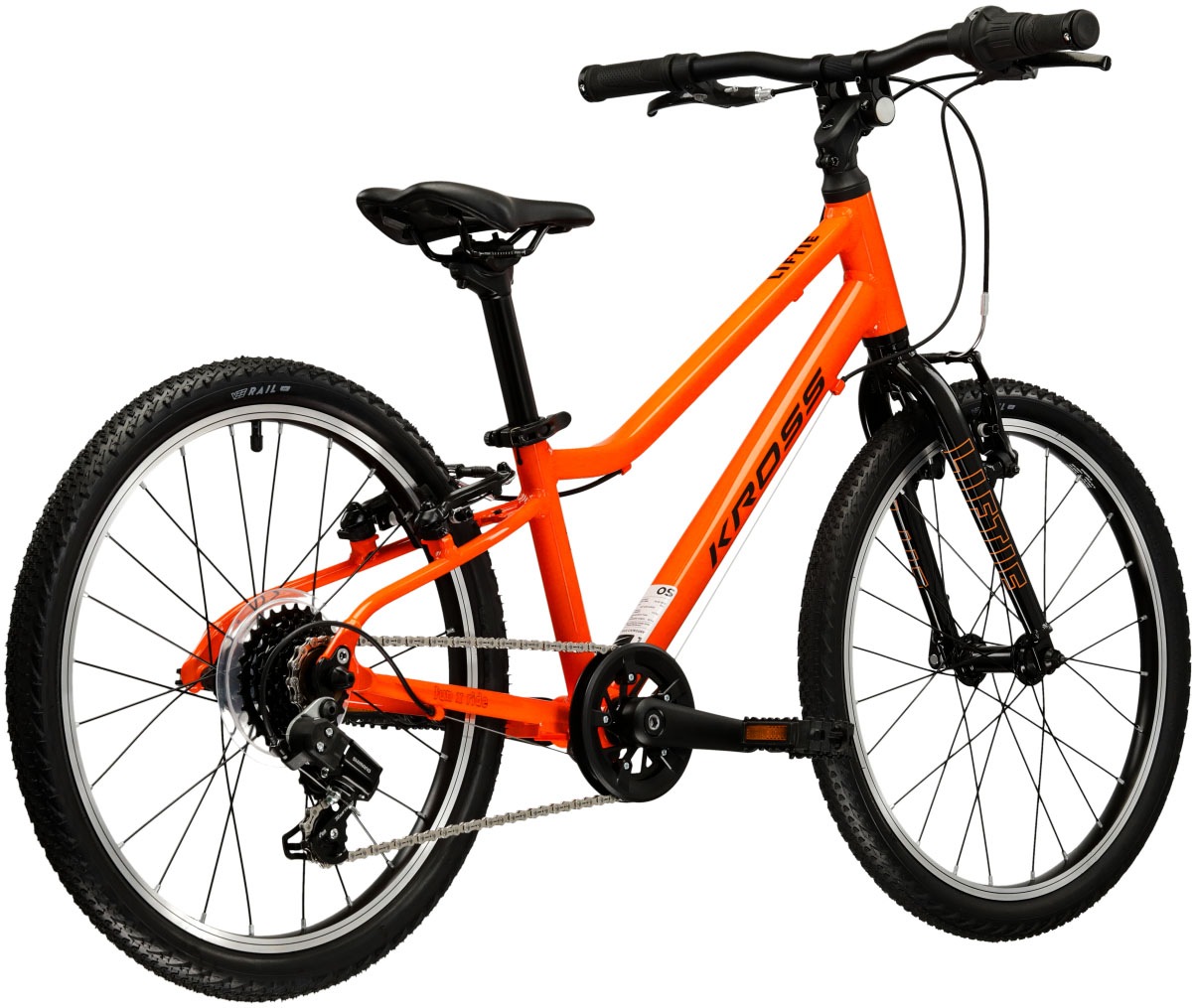 Kross Kinderfahrrad »KROSS Kinderrad Lightweight Liftie 20" orange«, 7 Gang, Shimano, TOURNEY TY200 Schaltwerk, Kettenschaltung