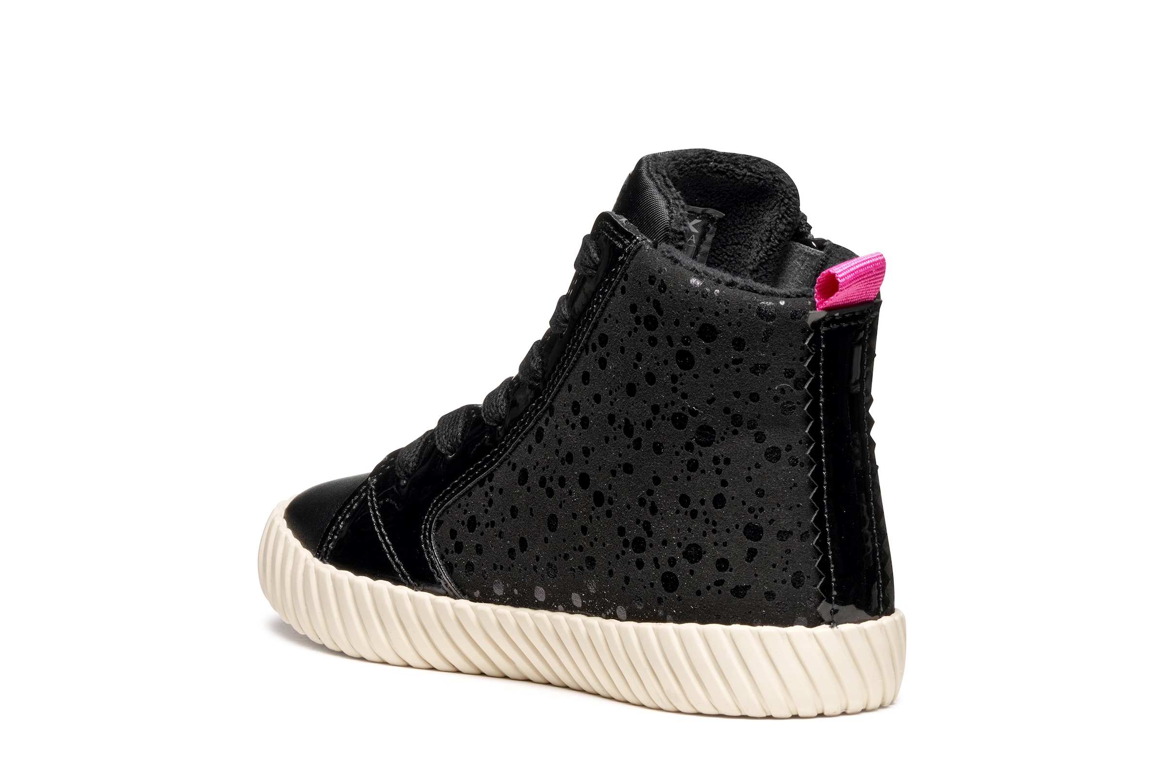 Geox Sneaker »J MIRROLESS GIRL«, Schnürboots mit Warmfutter, Größenschablone zum Download