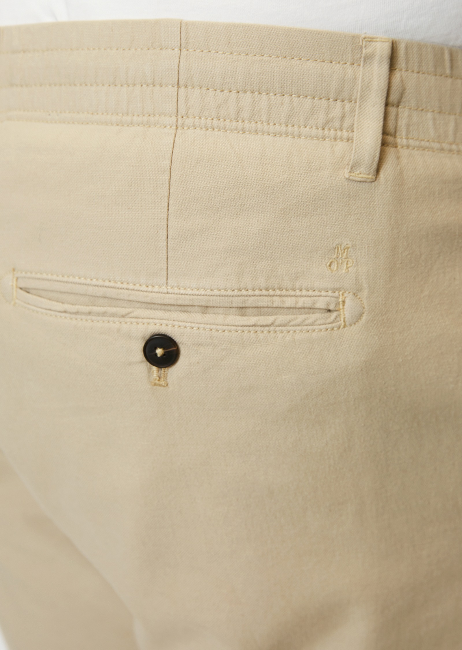 4. Bild von Marc O'Polo Shorts »aus Bio-Baumwolle und Leinen«