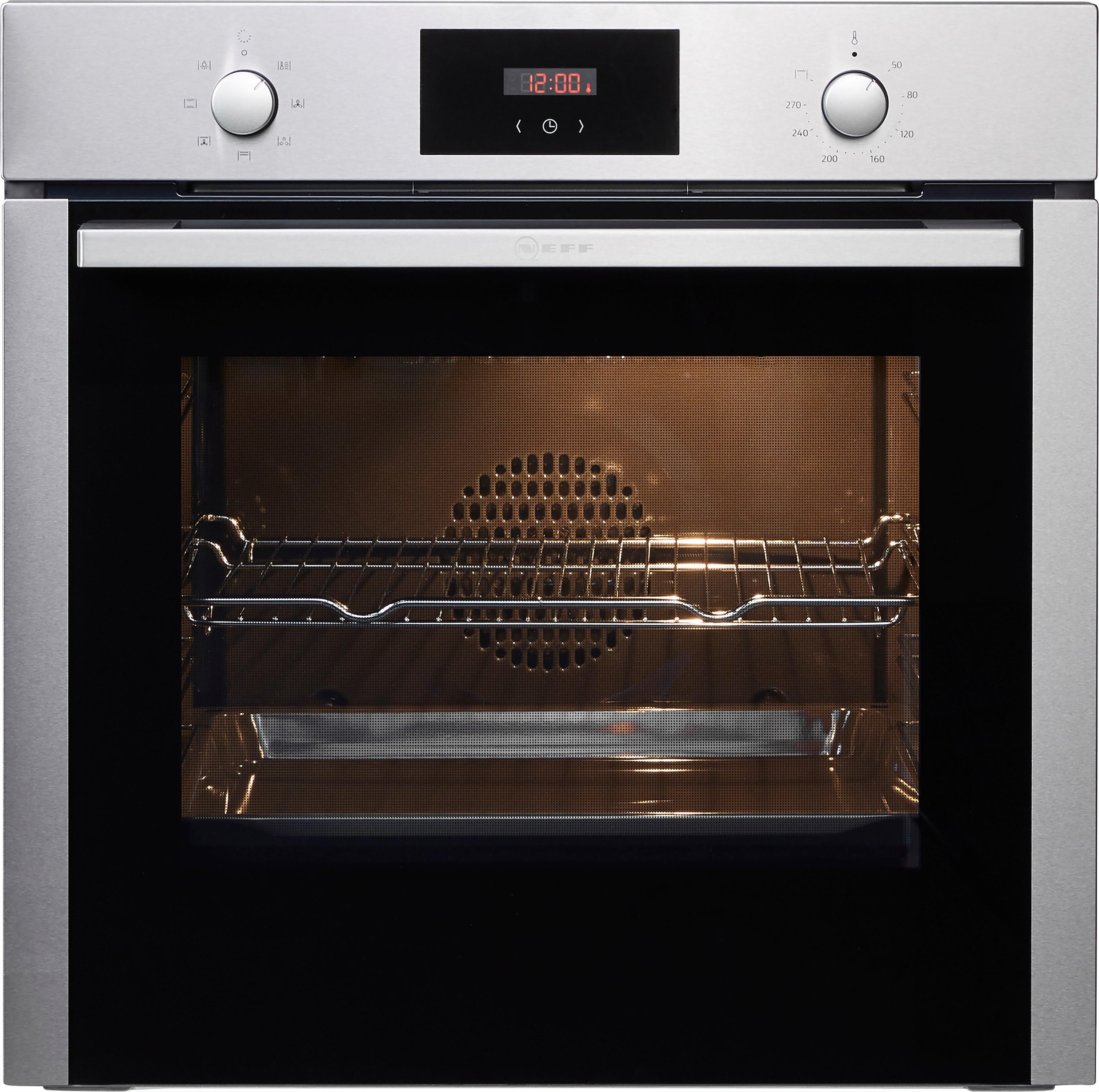 3. Bild von NEFF Backofen »B1CCC0AN0«, N 30, B1CCC0AN0, mit Teleskopauszug nachrüstbar, CircoTherm®-Heißluft