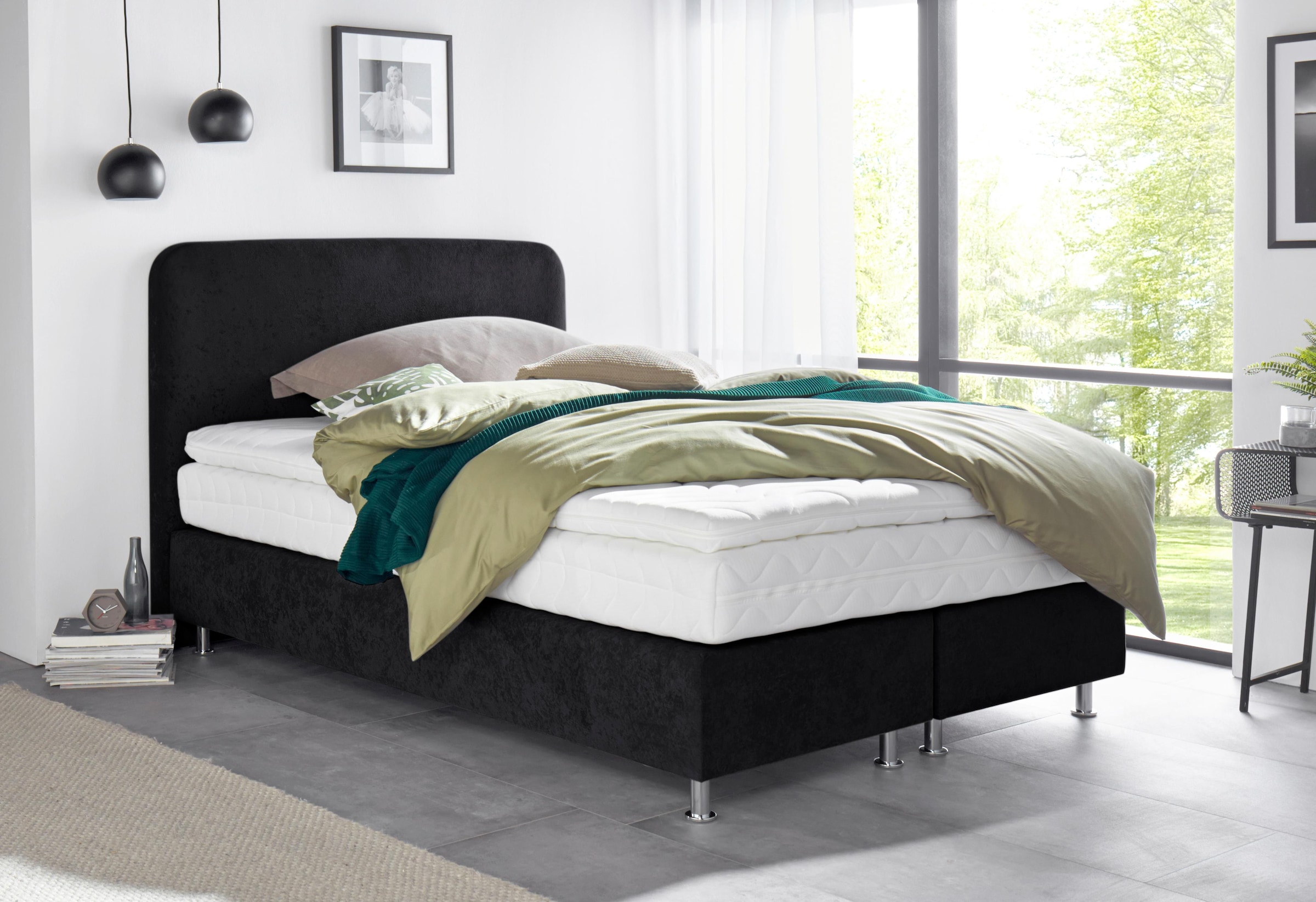 Bild von Westfalia Schlafkomfort Boxspringbett, inkl. Kaltschaum-Topper