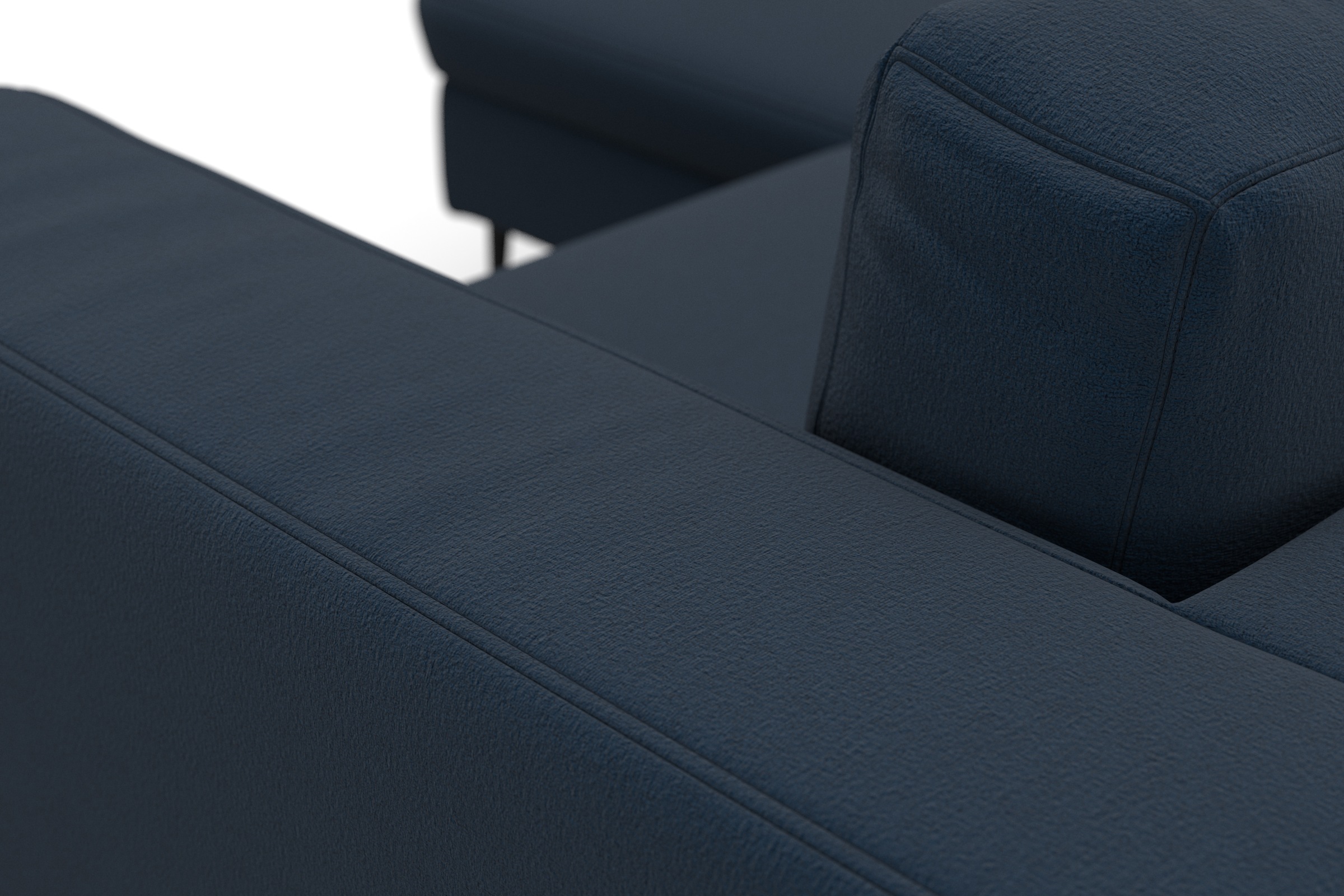 DOMO collection Ecksofa »Modica kompakt und elegant, Breite 244, L-Form«, moderne Optik mit extrabreiter Recamiere, auch in Cord