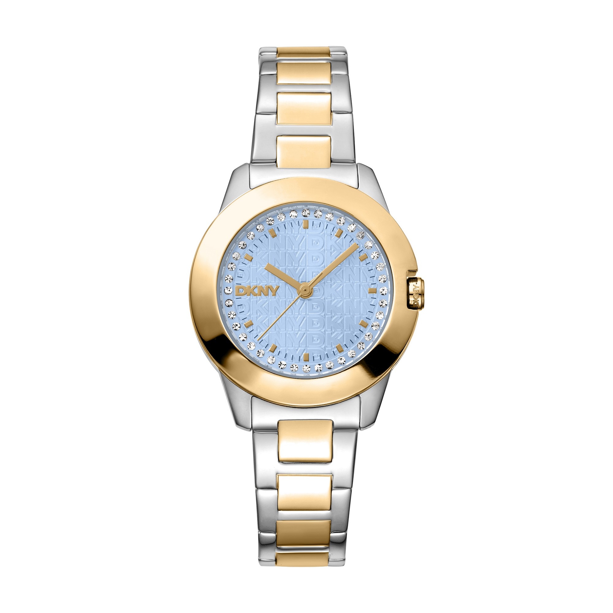 DKNY Quarzuhr »Park Ave Logo Watch Set« Armbanduhr, Damenuhr, Edelstahlarmband, Ideal auch als Geschenk