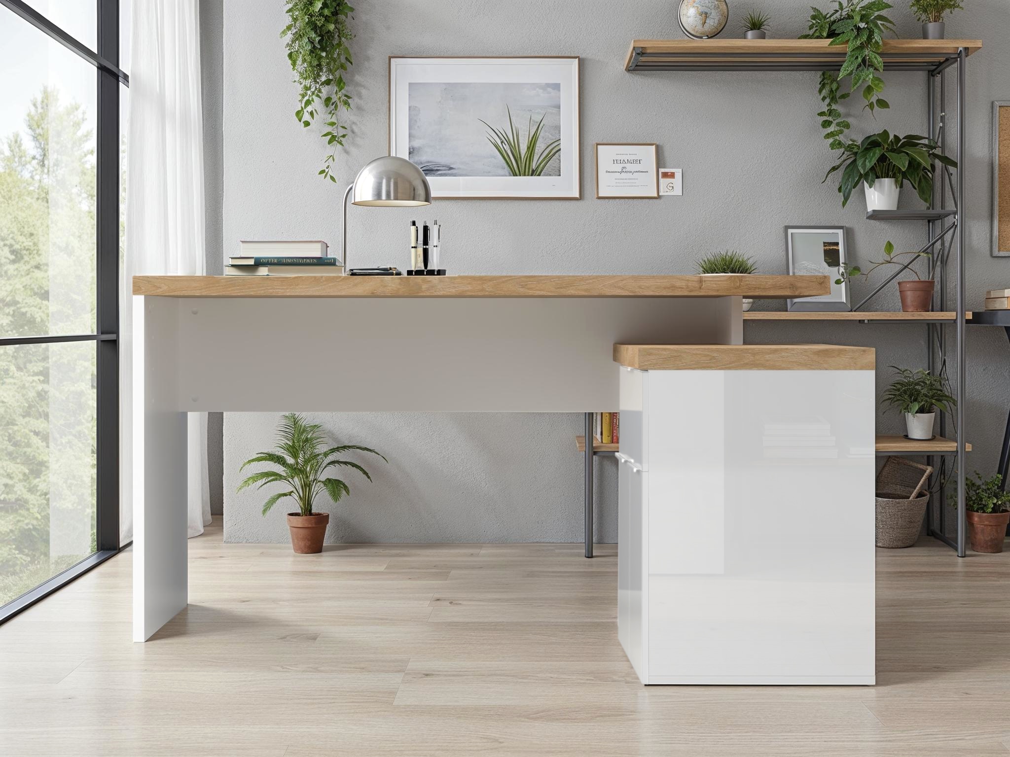 INOSIGN Eckschreibtisch »Easy, Computertisch – 38 mm Platte, perfekt fürs B günstig online kaufen