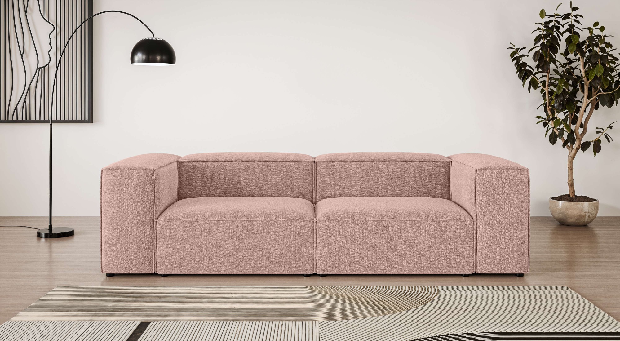 INOSIGN Big-Sofa "HAILY Modularsofa, Maße B/T/H: 260/100/72 cm", als Modul günstig online kaufen