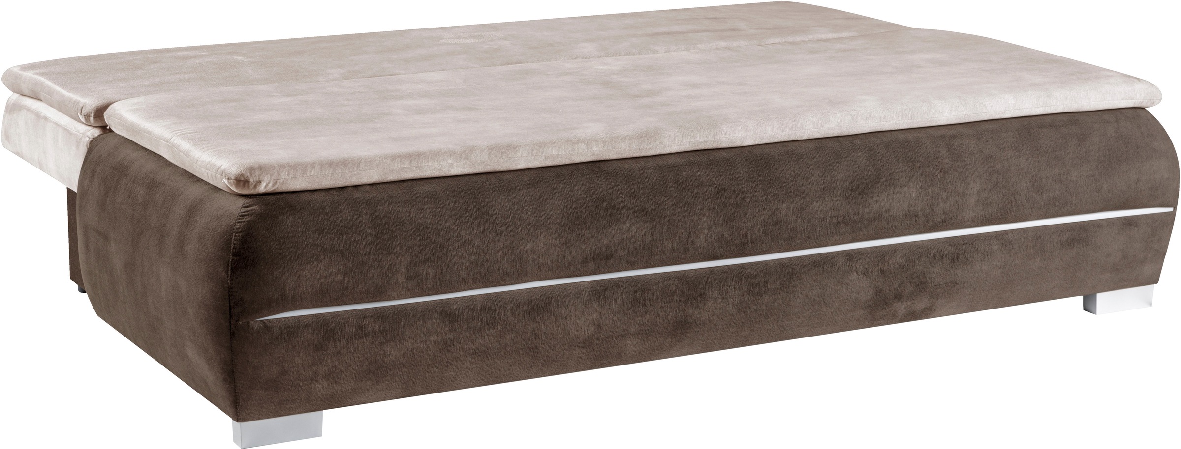 WERK2 Schlafsofa »Tekla LED«, 2-Sitzer Schlafcouch mit Bettkasten & stylischer RGB-LED-Beleuchtung