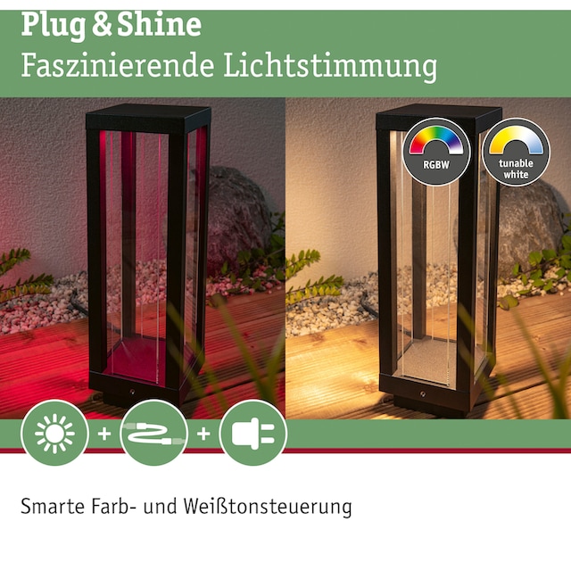 Paulmann LED Gartenleuchte »Outdoor Plug & Shine Classic Lantern 30 ZigBee  IP44 RGBW«, 1 flammig-flammig, ZigBee IP44 RGBW online kaufen