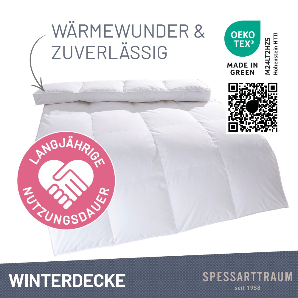 SPESSARTTRAUM Daunenbettdecke »Exklusiv, Bettdecken für Sommer und Winter«, günstig online kaufen