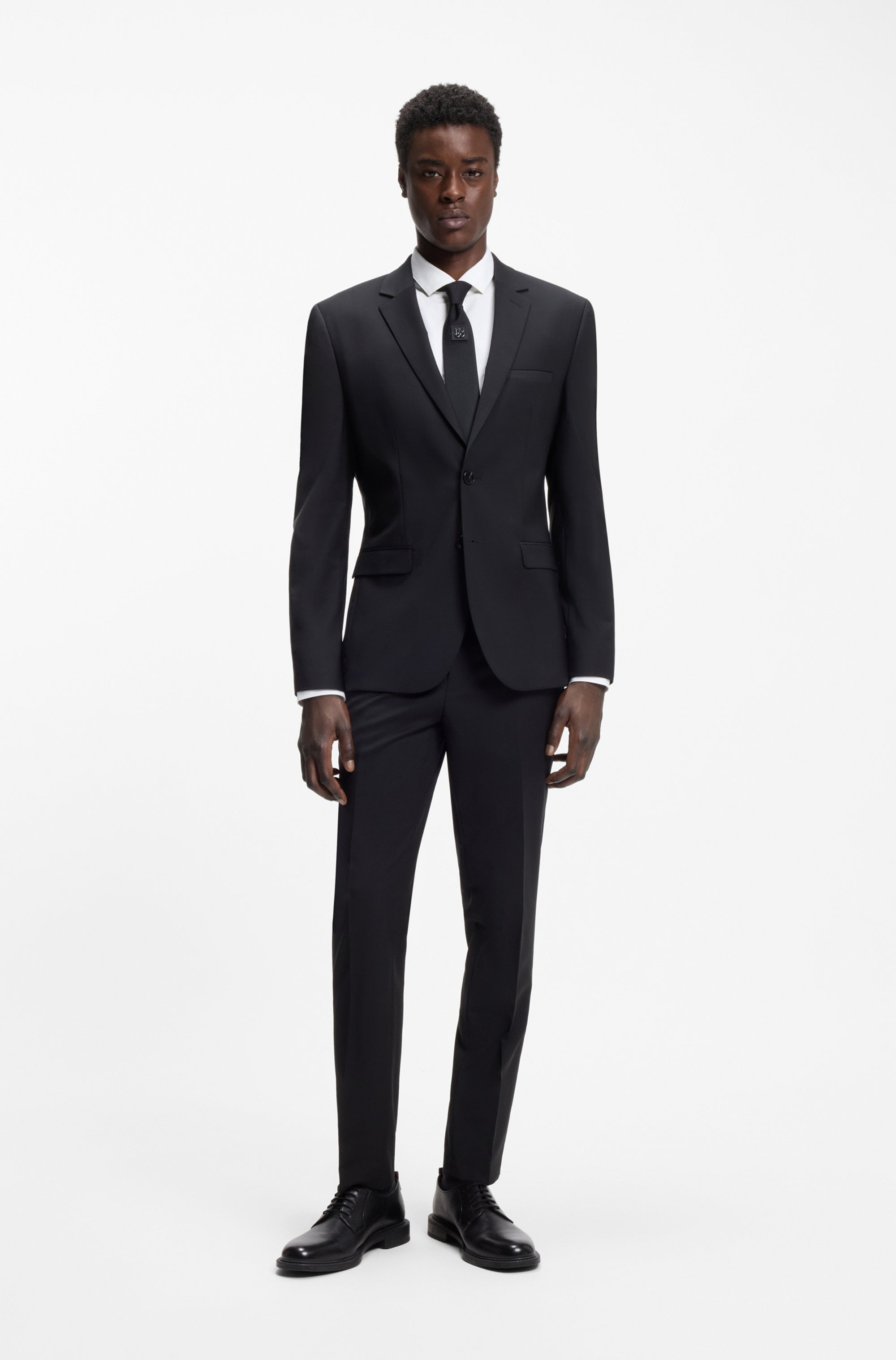 HUGO Businesshemd »Erondo« Cutaway-Kragen, Extra slim fit, bügelleichte Qualität