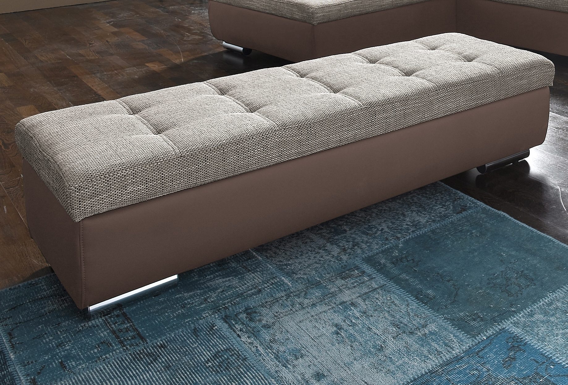 DOMO collection Hocker »Treviso XXL: B/T/H: 161/60/41 cm«, mit Stauraum, au günstig online kaufen