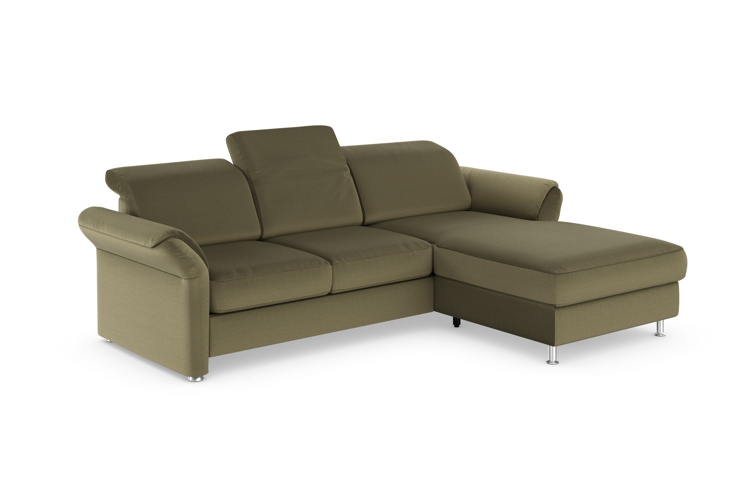sit&more Ecksofa »Apulia L-Form«, wahlweise Bettfunktion, Bettkasten und Kopf- und Armteilverstellung