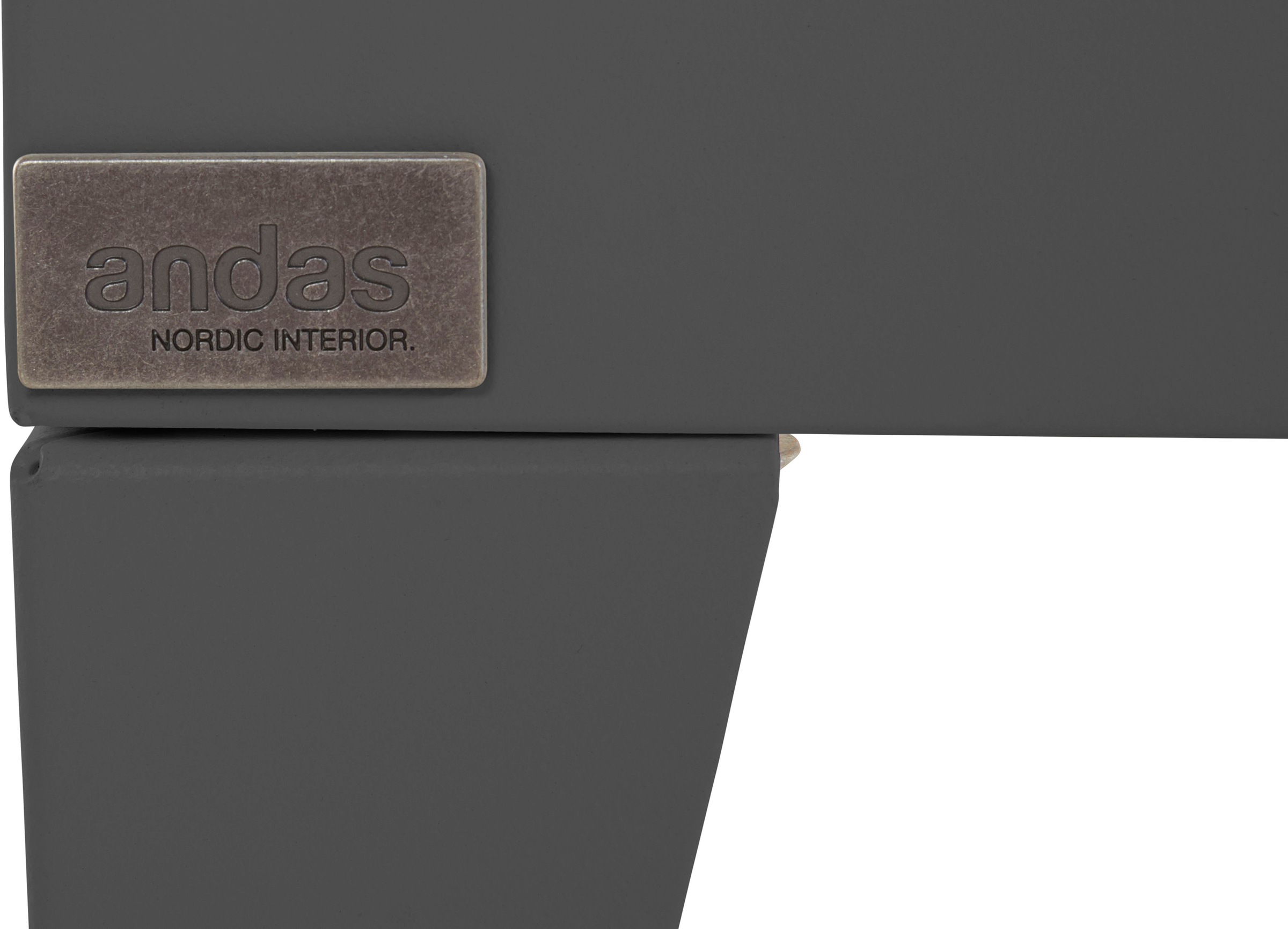 andas Midischrank »Jensjorg«, Midischrank aus Metall, 2 x Einlegeböden hinter der Tür, Höhe 137 cm