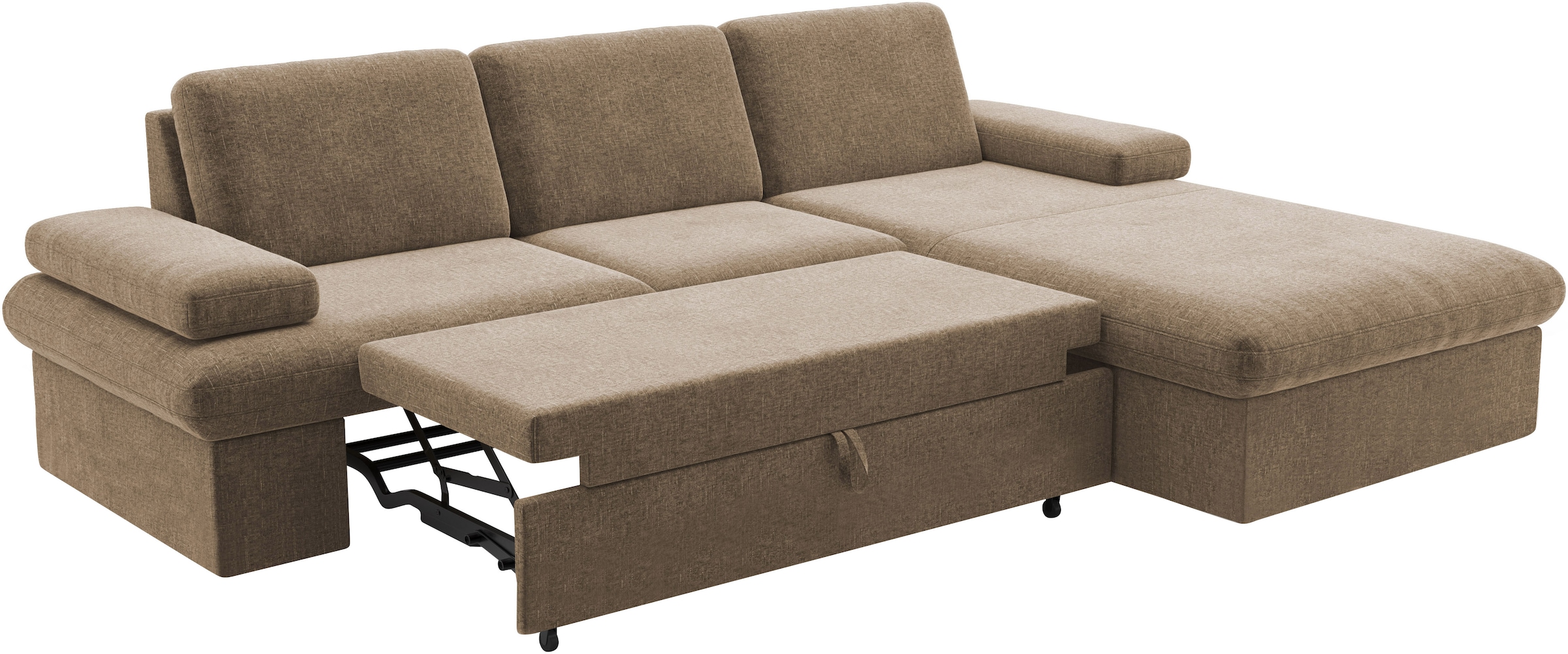 sit&more Ecksofa »Moreno«, mit Armteilverstellung,wahlweise mit Bettfunktion