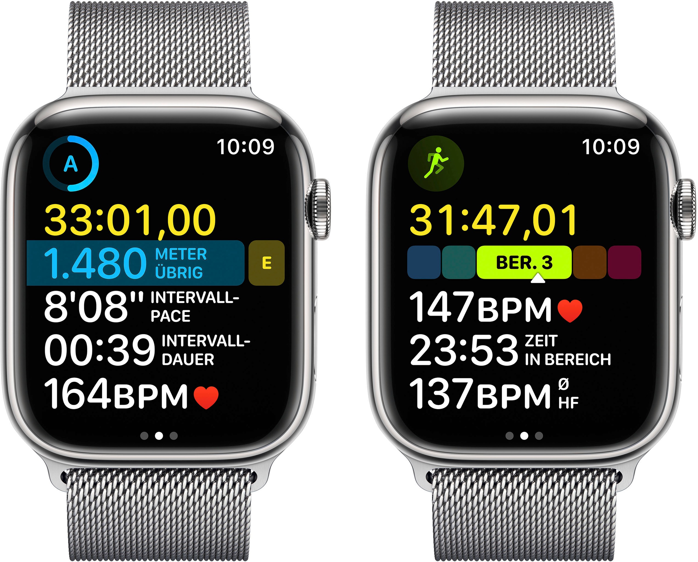 5. Bild von Apple Watch »Watch Series 8 GPS + Cellular 45mm Edelstahl Milanaise«, Die Zukunft der Gesundheit. Am Handgelenk.)