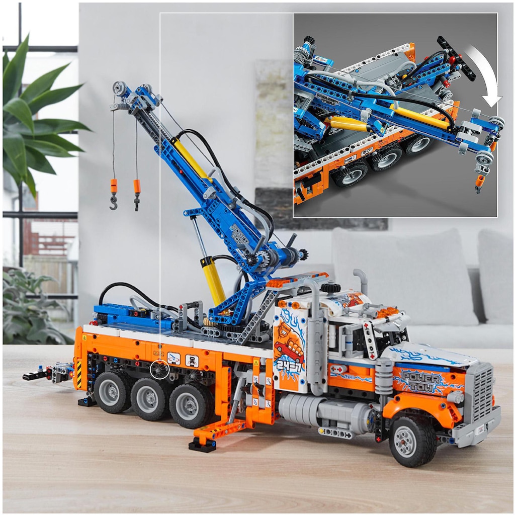 LEGO® Konstruktionsspielsteine »Schwerlast-Abschleppwagen (42128), LEGO® Technic«, (2017 St.)