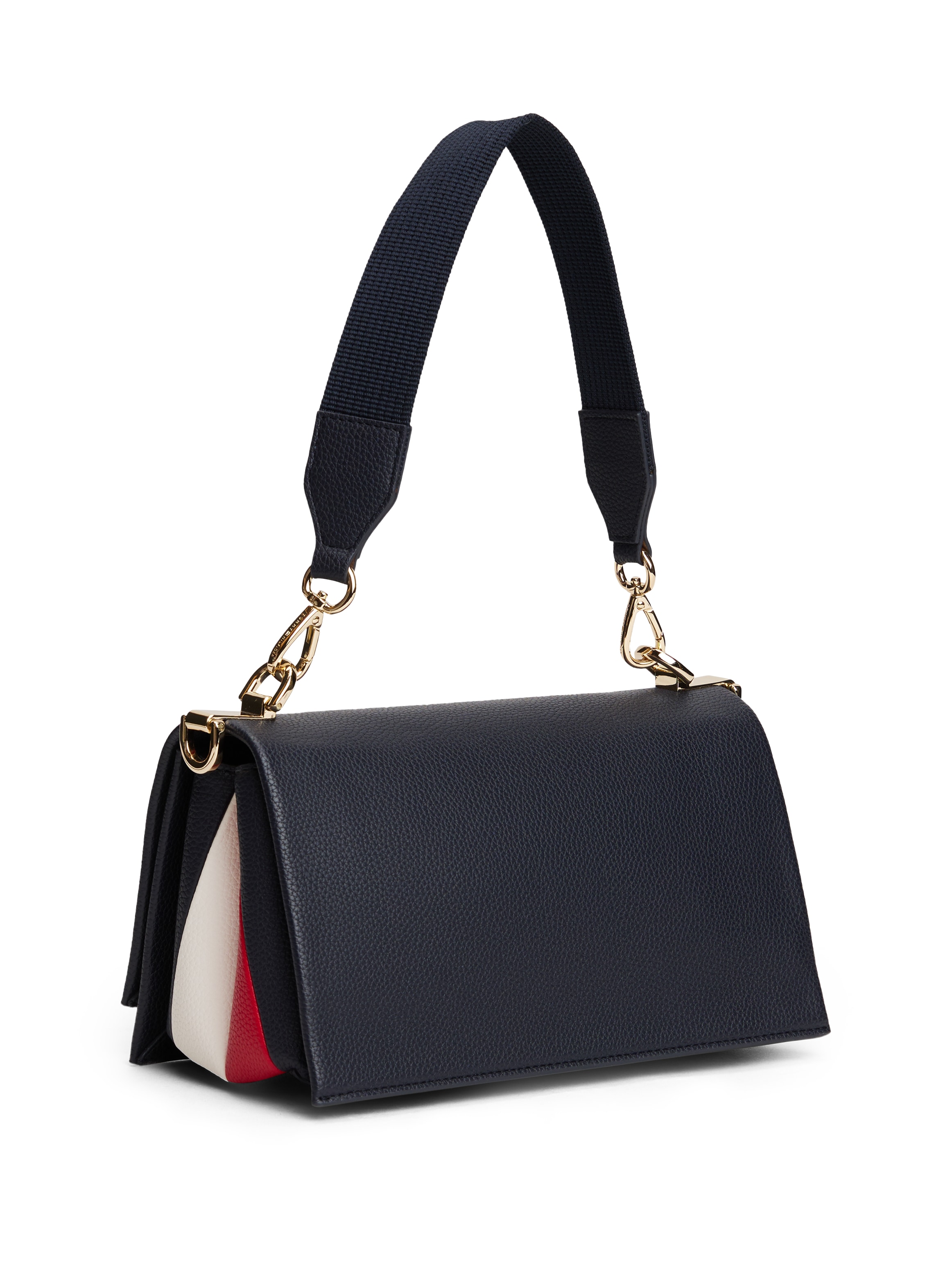 Tommy Hilfiger Umhängetasche »TH HER MED CROSSOVER CORP«, Damen Handtasche, Clutch, seitliche Besätzen in Tommy Farben