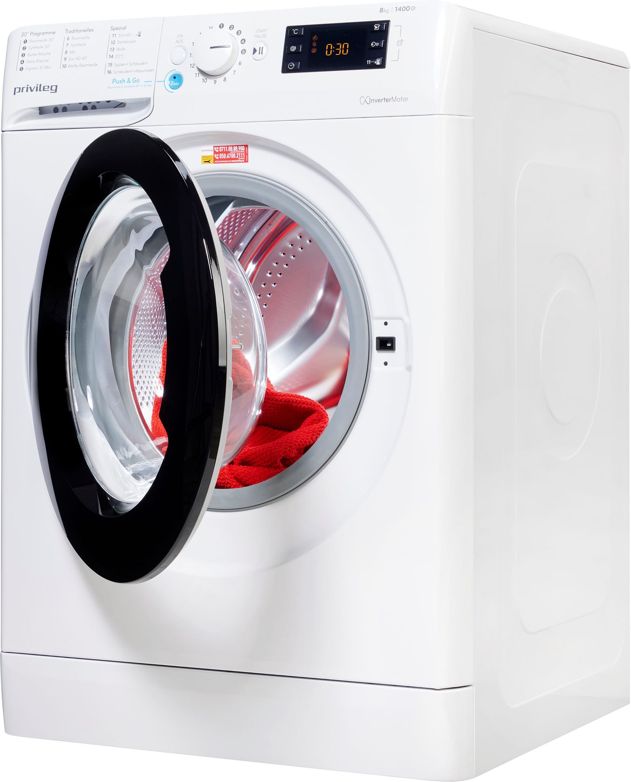 PWF 8 873 X 1400 U/min N, kg, Waschmaschine, online kaufen Privileg