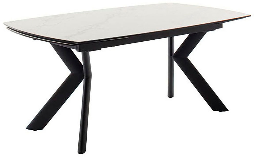 MCA furniture Esstisch »OSSANA Vierfußtisch 180-260 cm«, (Einzelstück), Keramik,Metall,Stirnauszug,ausziehbar,Tischplatte 13 mm,8-10 Personen