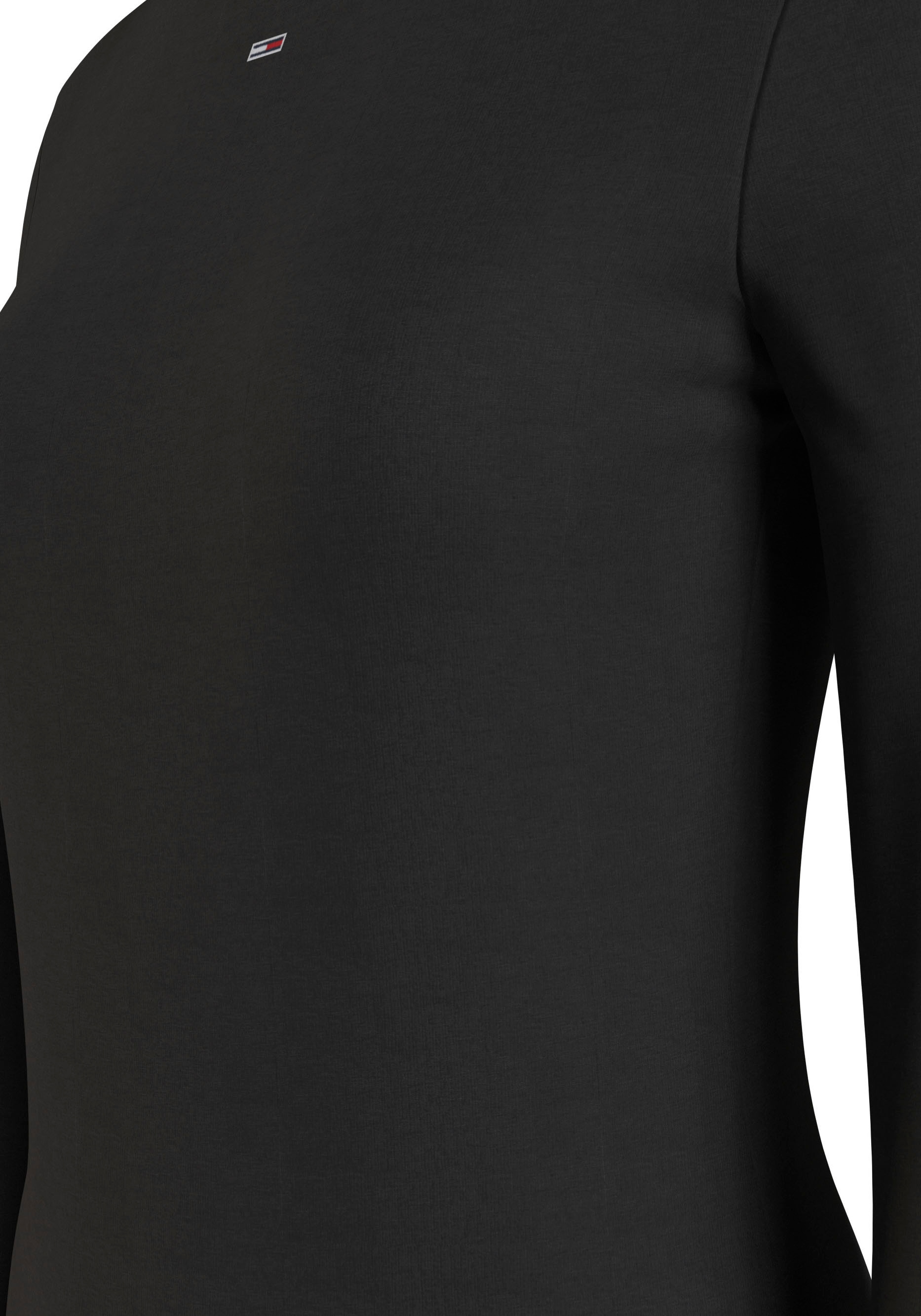 Tommy Jeans Rollkragen mit Rib Turtelneck online »Essential Slim Longsleeve«, Stehkragenshirt bei Logostickerei Shirt