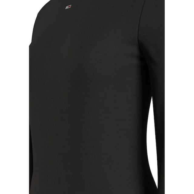Tommy Jeans Stehkragenshirt »Essential Rib Shirt Slim Turtelneck Rollkragen  Longsleeve«, mit Logostickerei online bei