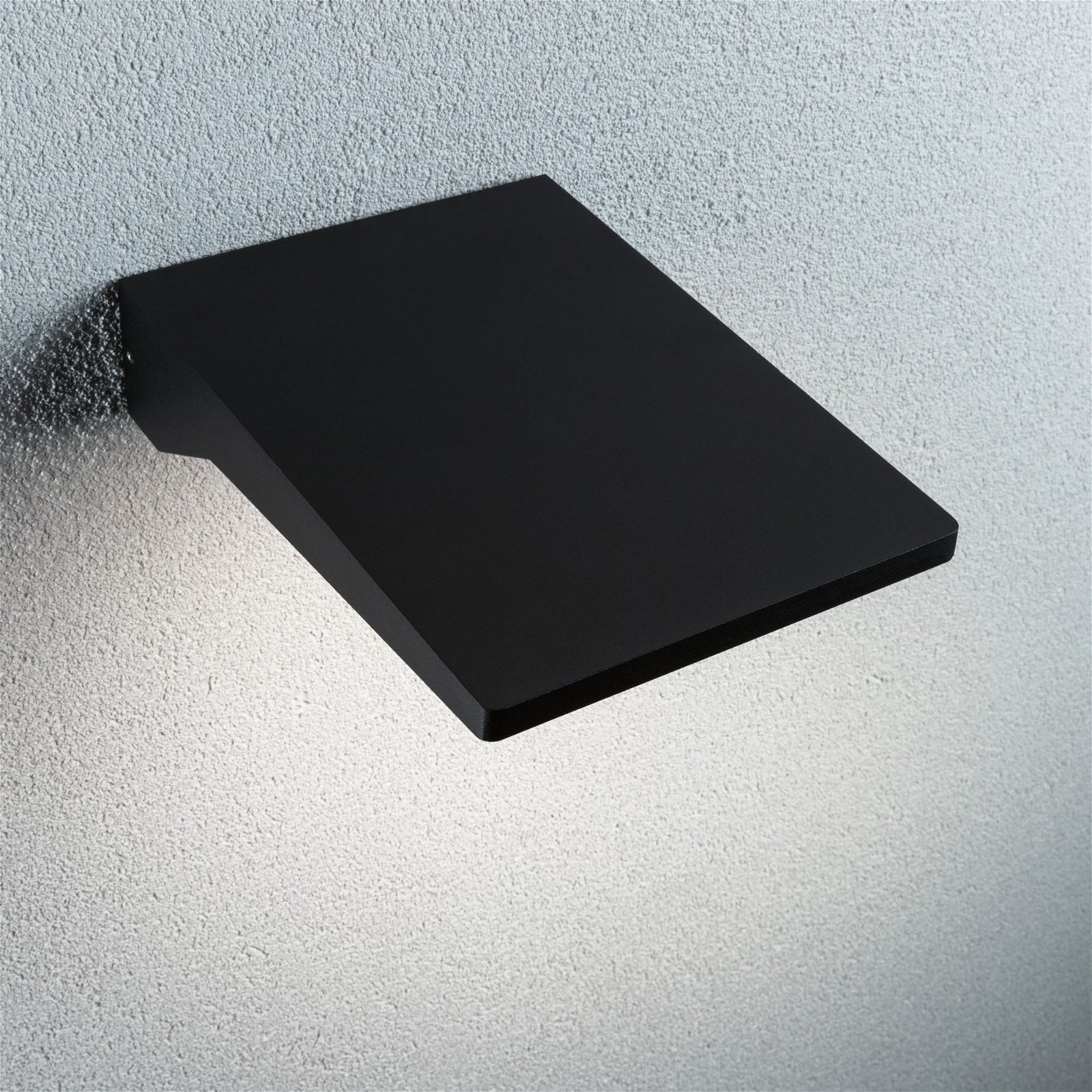Paulmann LED Außen-Wandleuchte »Ronea IP44 180x250mm 3000K 10,5W 680lm 230V Dunkelgrau Aluminium«, 1 flammig, Bewegungsmelder