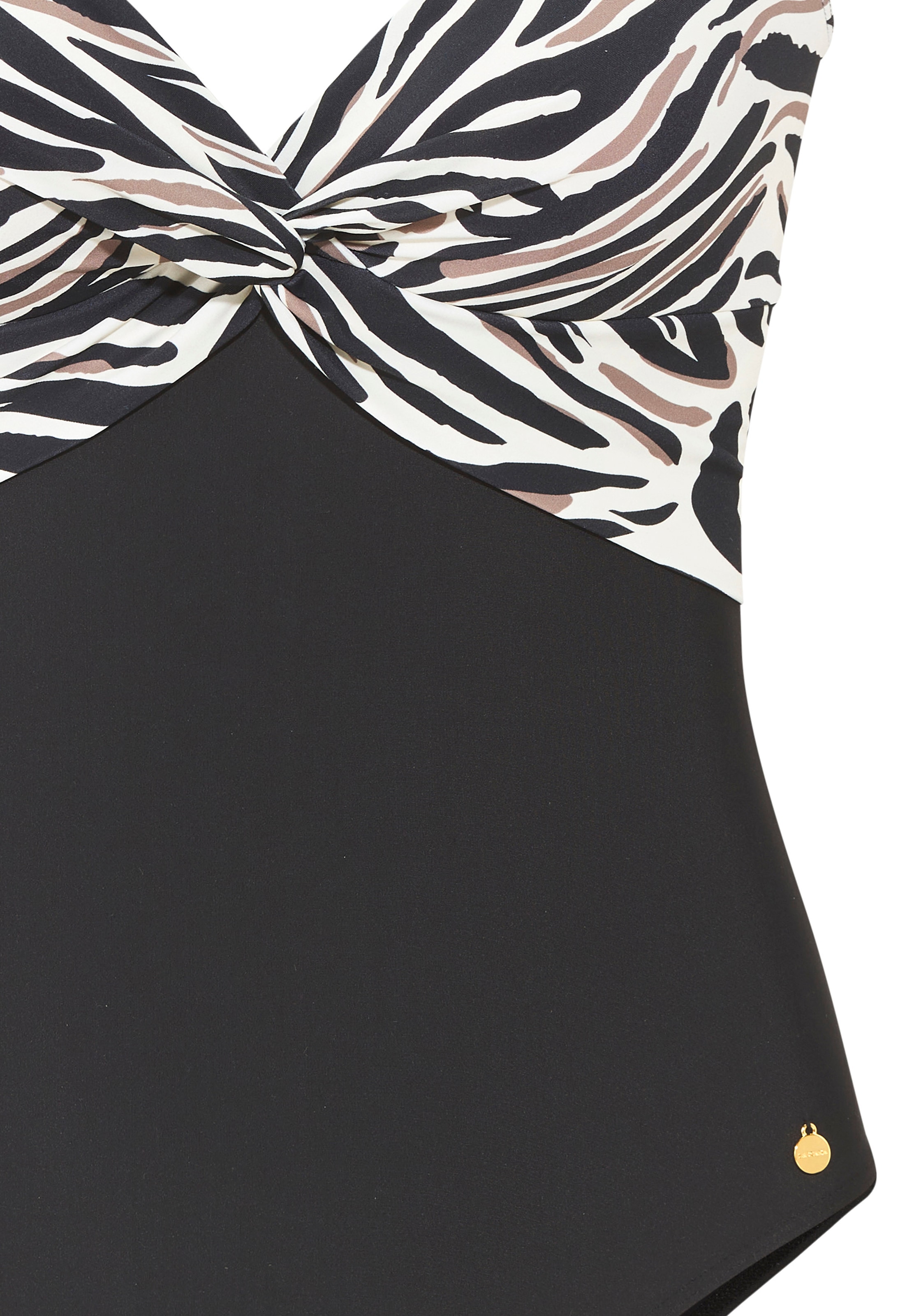 LASCANA Badeanzug »Debbie« mit abstraktem Animal-Print