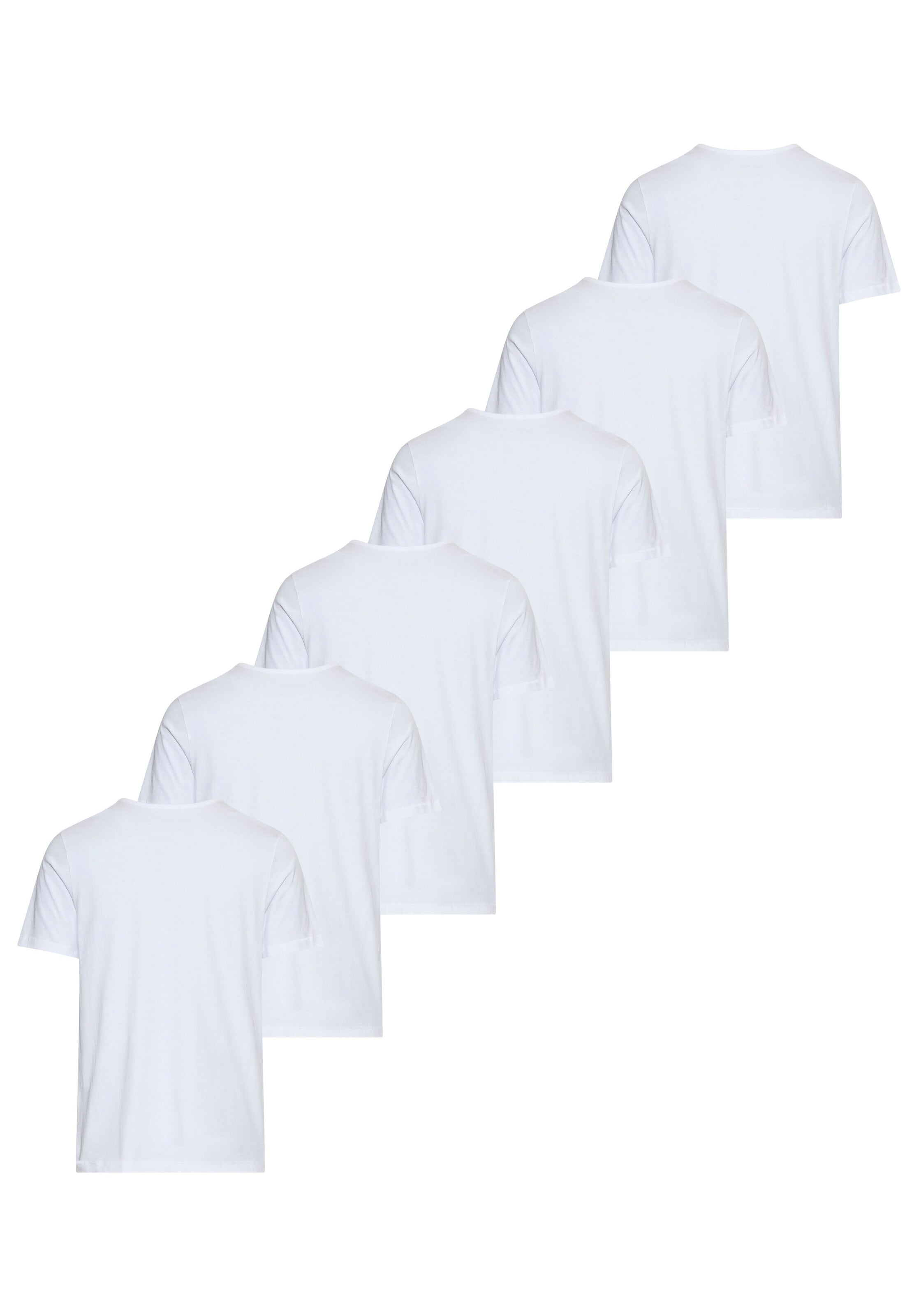 BOSS T-Shirt »5 Pack Authentic« 5 Stk. Basic, Rundhals Sparpackung Set Logo