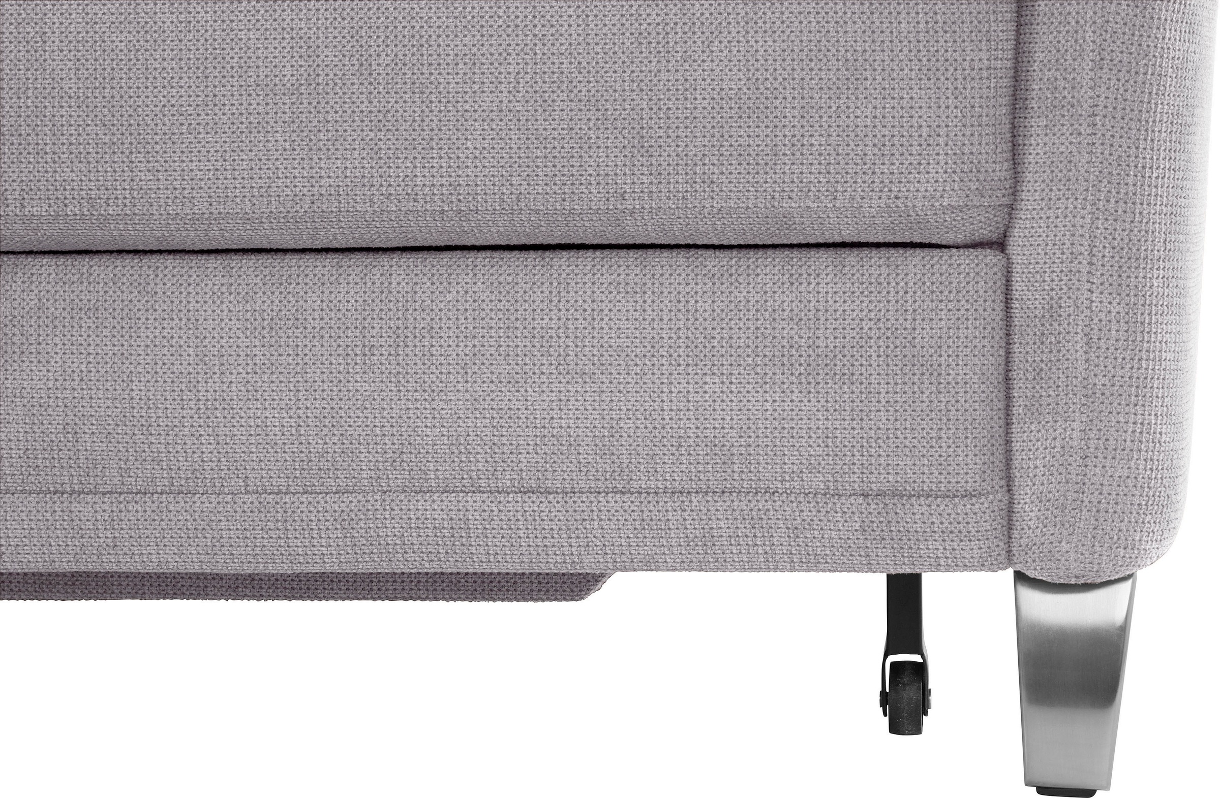 sit&more Ecksofa »Clio L-Form«, wahlweise mit Bettfunktion und Bettkasten, inklusive Federkern