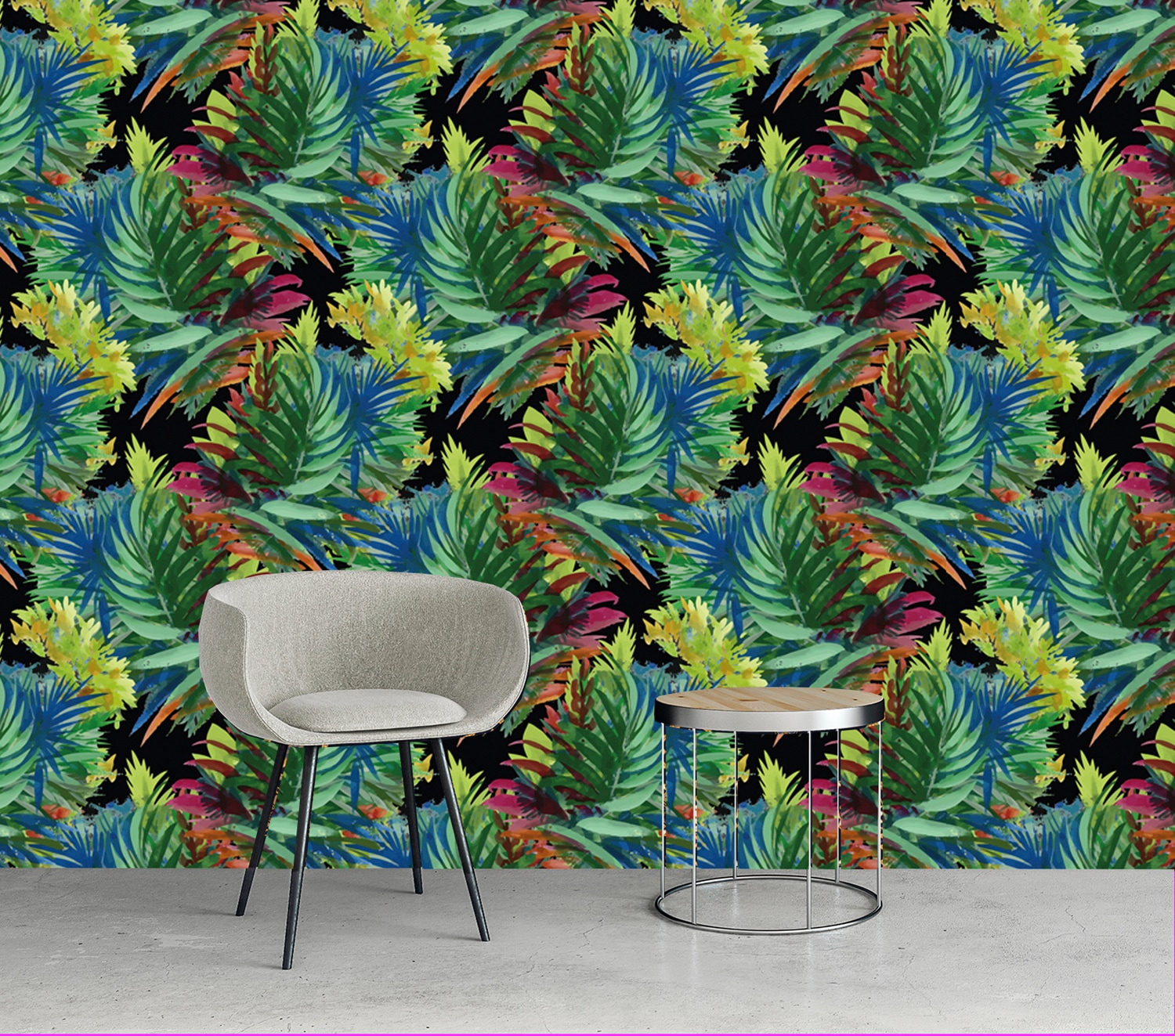 queence Vinyltapete »Zachary« Motiv | bedruckt | botanisch | geblümt | gemustert | natürlich glatt 90x250cm, selbstklebend, kinderleichte Anbringung, , Sticker