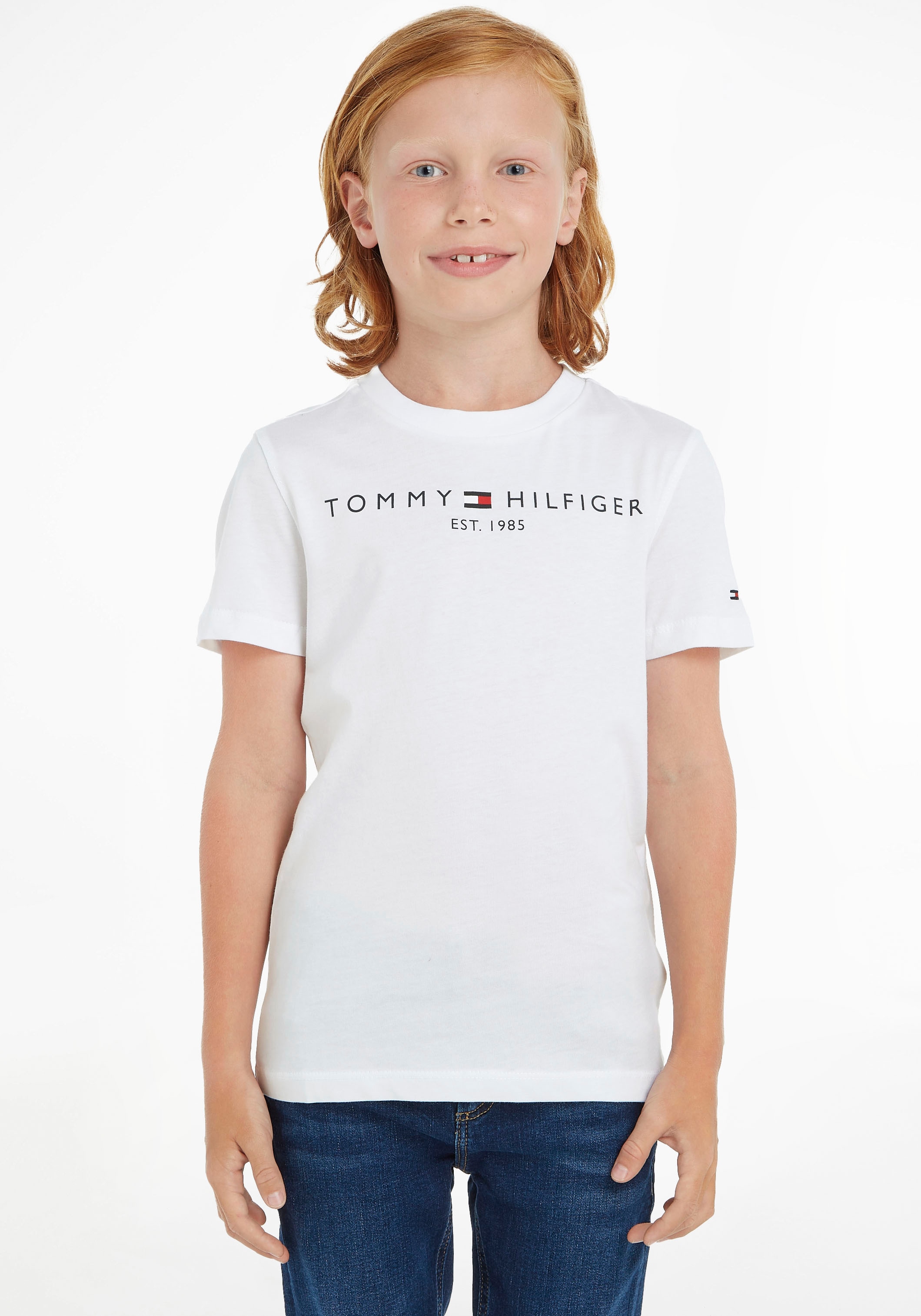 Tommy Hilfiger T-Shirt »ESSENTIAL TEE«, Kinder Kids Junior MiniMe,für  Jungen und Mädchen online bestellen