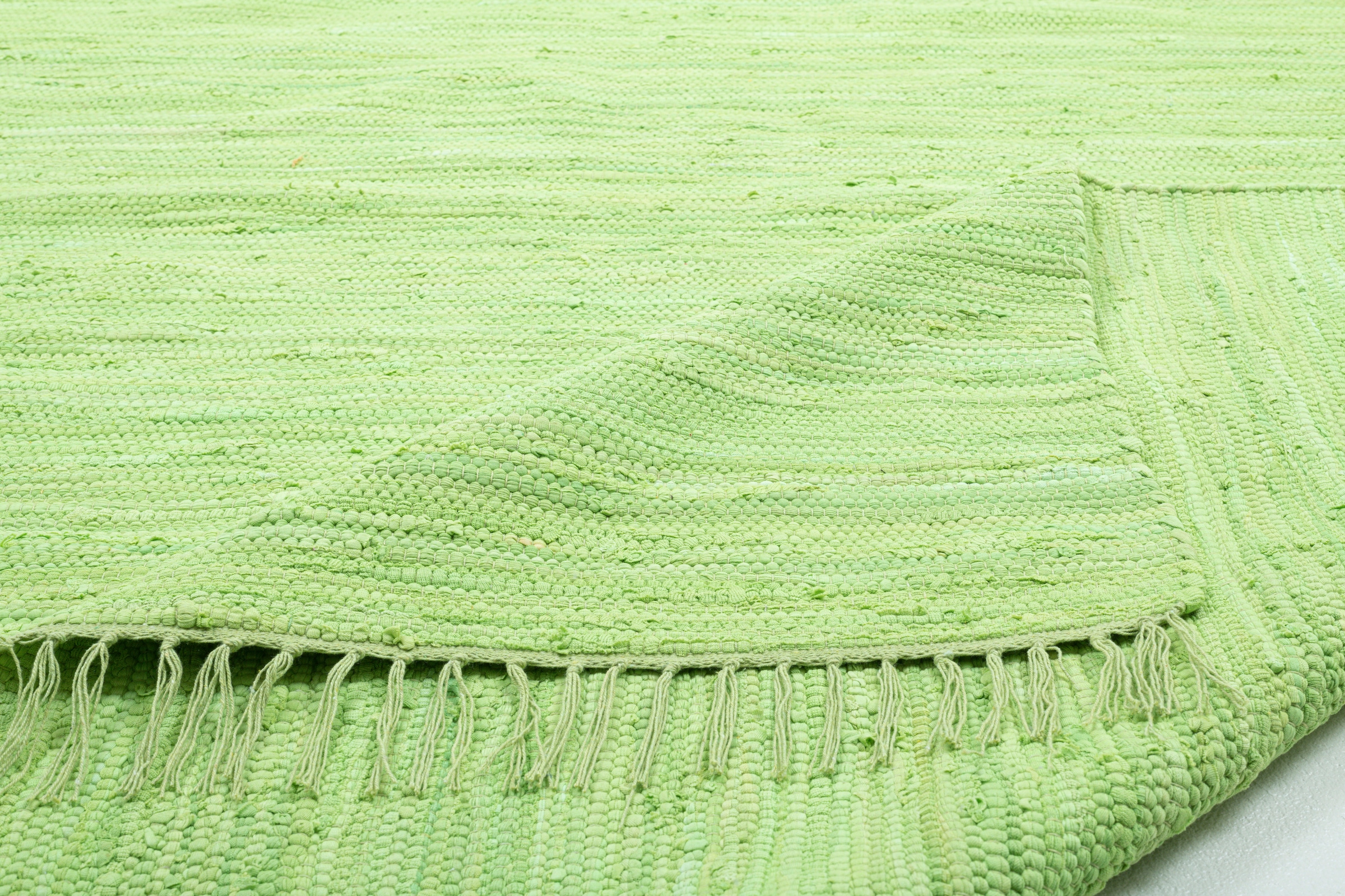 my home Kinderteppich »Insa Fleckerl«, rechteckig, 5 mm Höhe, Uni Farben, pastell, handgewebt, pflegeleicht, waschbar, Kinderzimmer