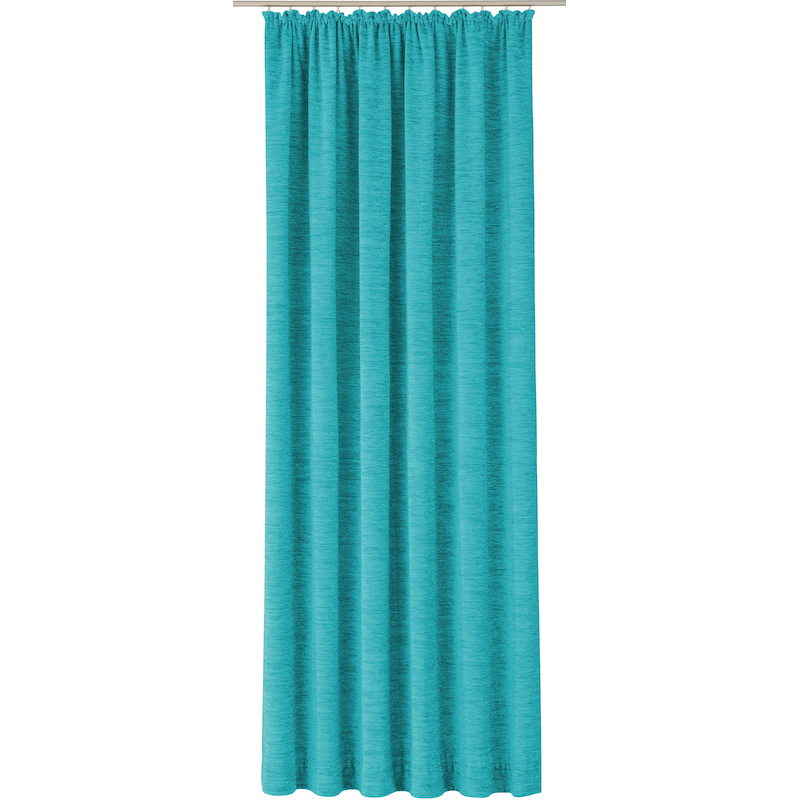 WIRTH Vorhang »Trondheim 328 g/m²« Kräuselband 1 Stk. tlg. nach Maß türkis Obermaterial: 100% Polyacryl 245 cm