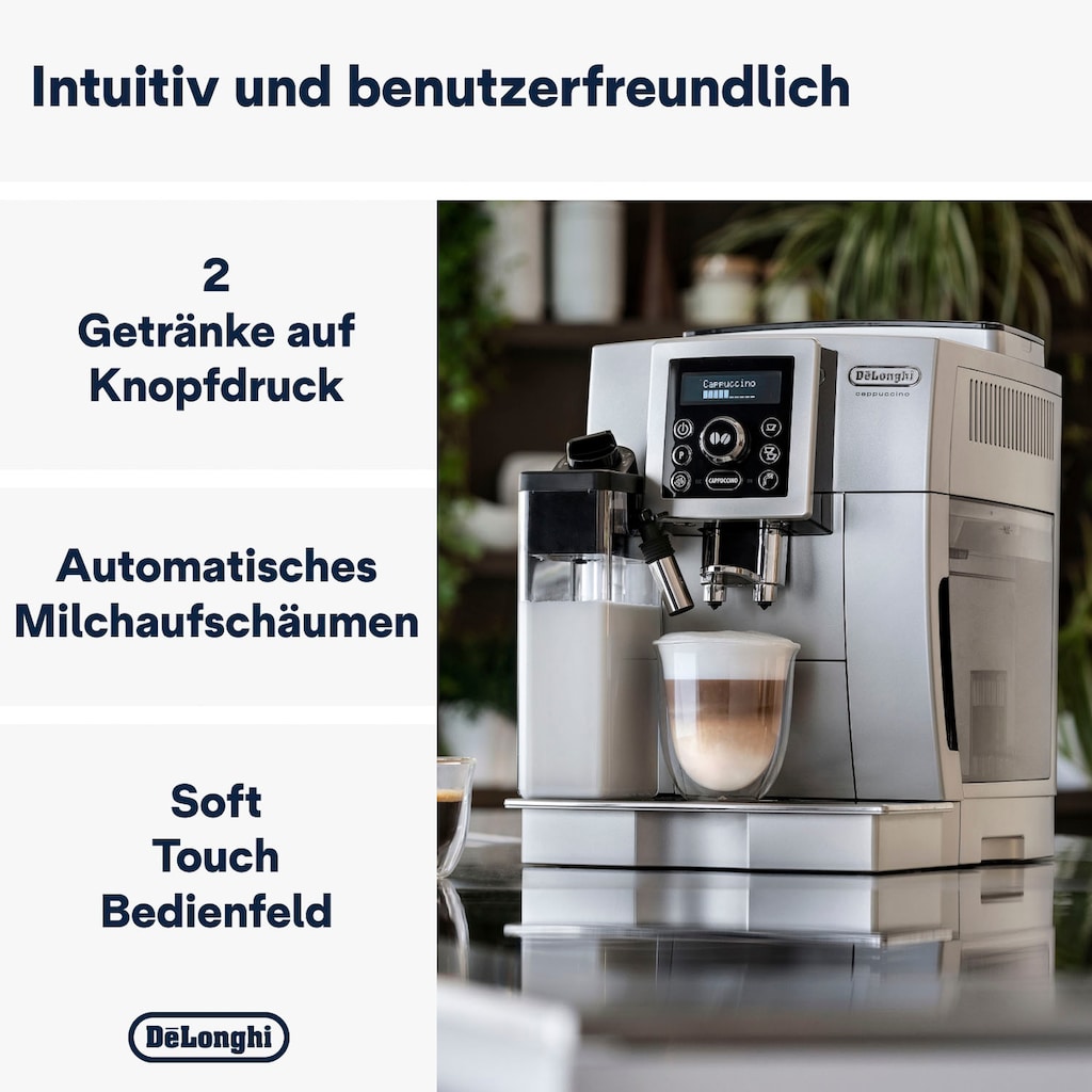 De'Longhi Kaffeevollautomat »ECAM 23.466.S«