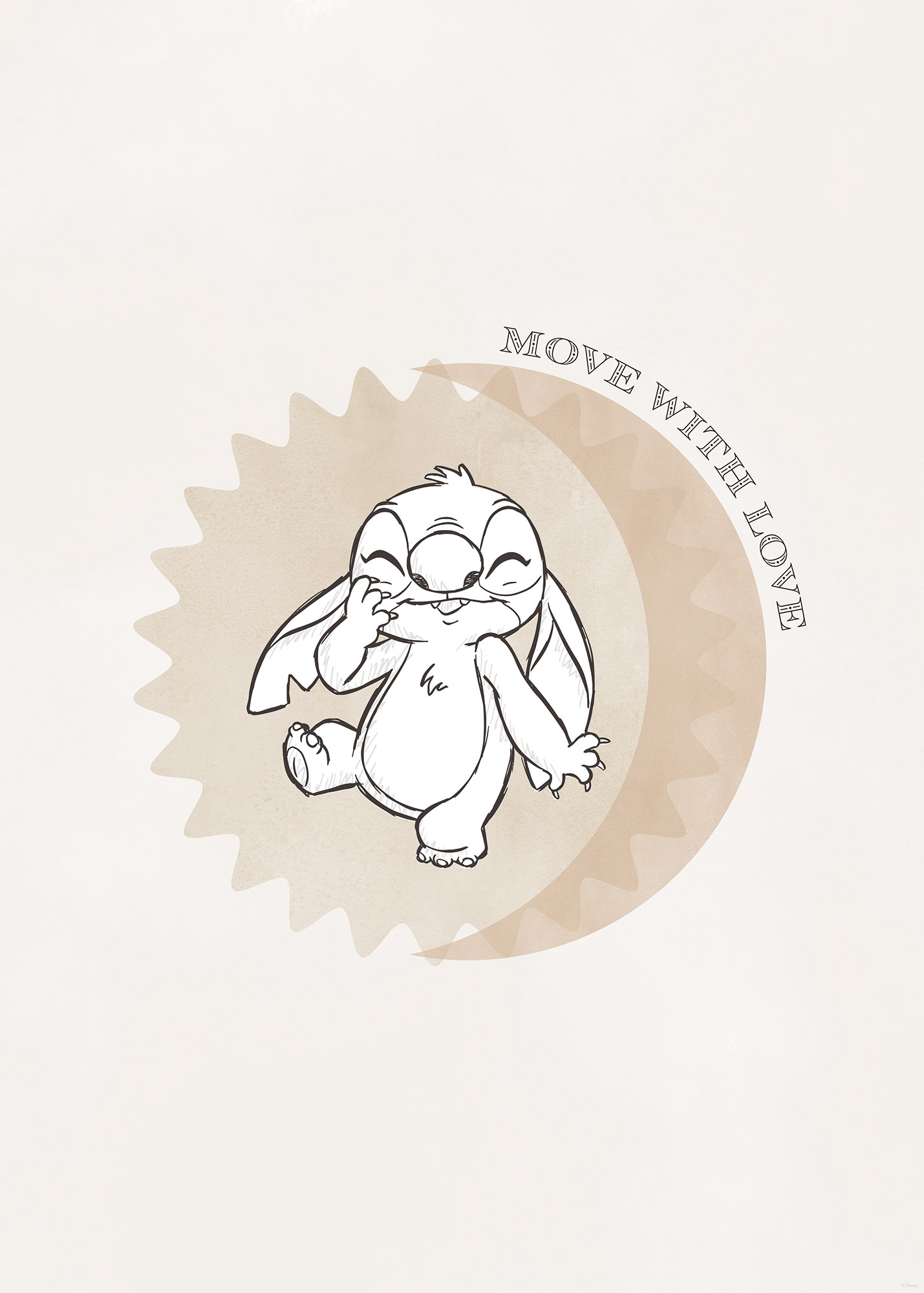 Komar Wandbild »Disney Lilo and Stitch Move with Love« Disney Set, 1 Stk. t günstig online kaufen